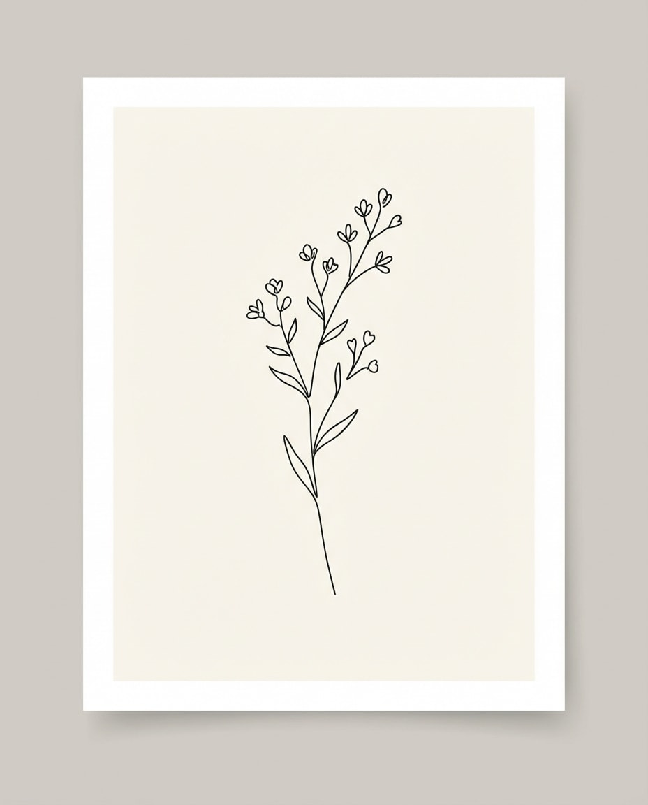 botanical wildflower stem photo