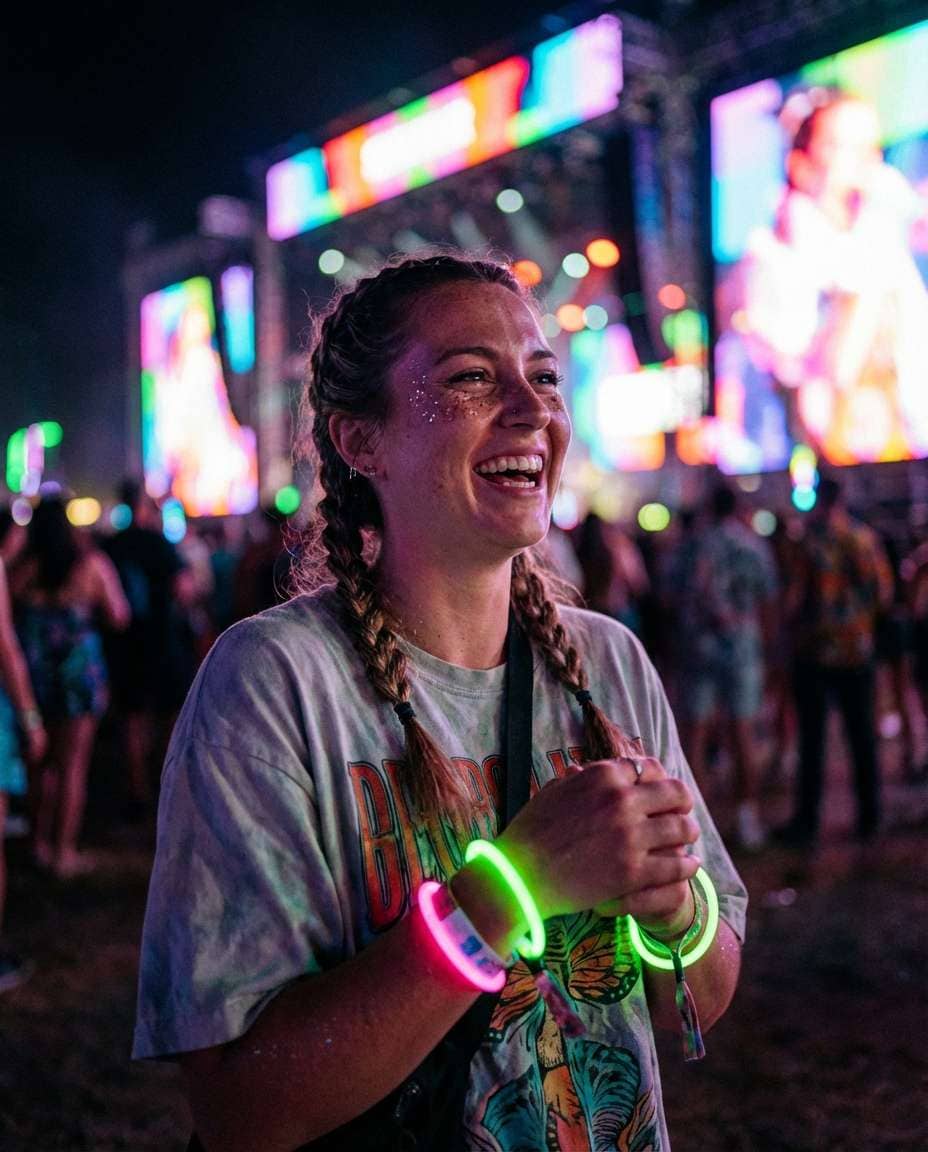 festival led glow photo