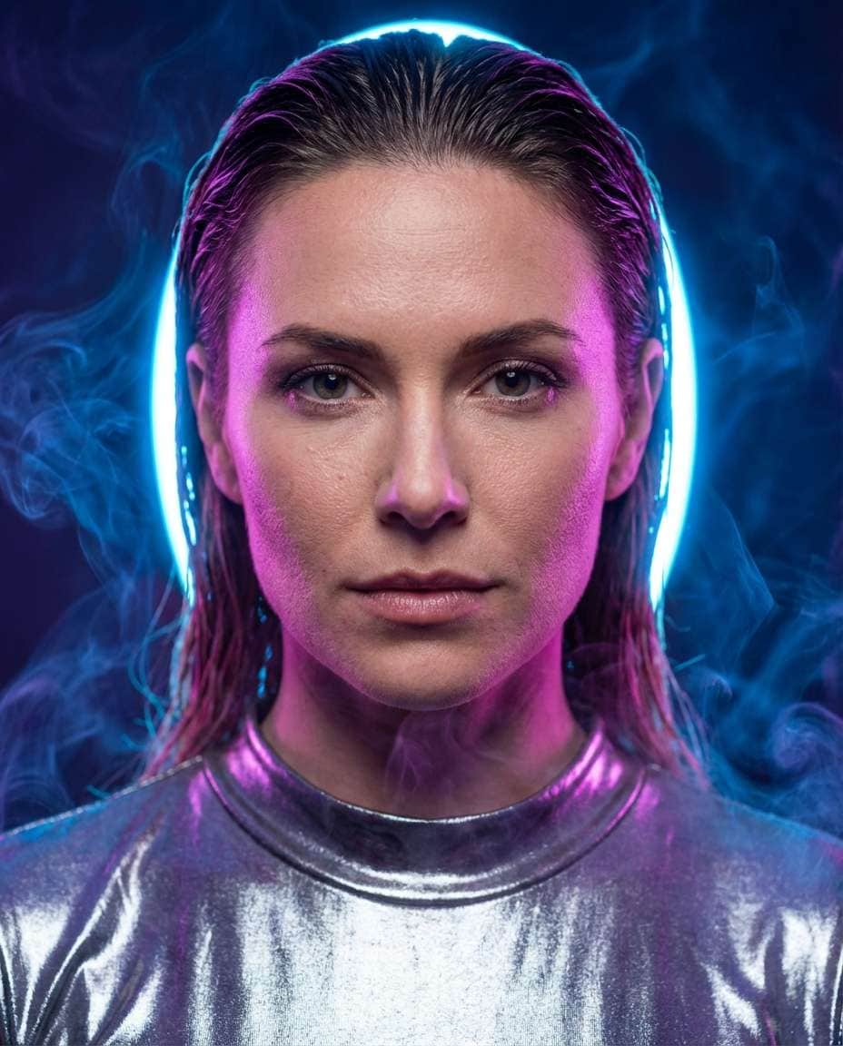 smoke portrait photo