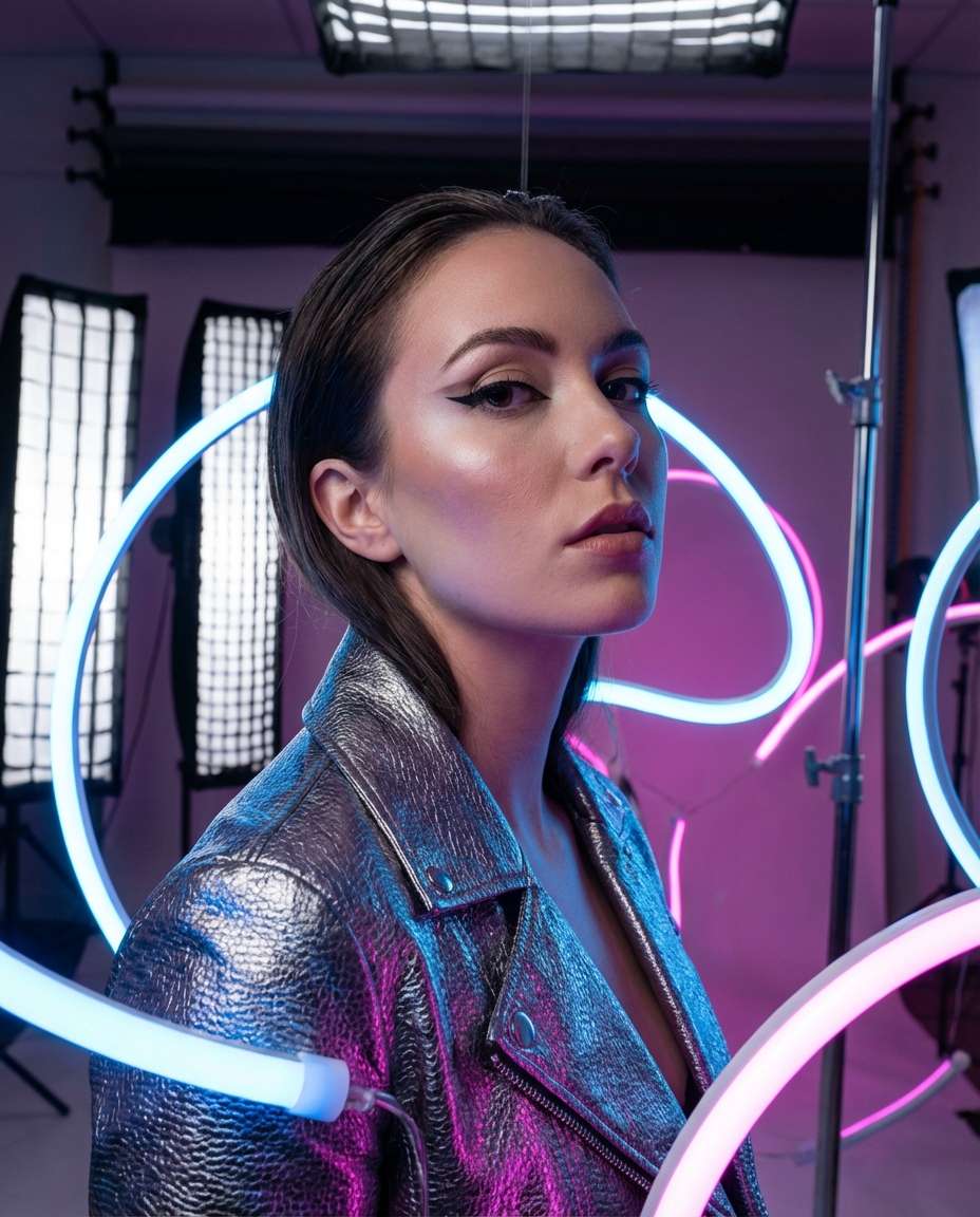 led panel studio fashion photo