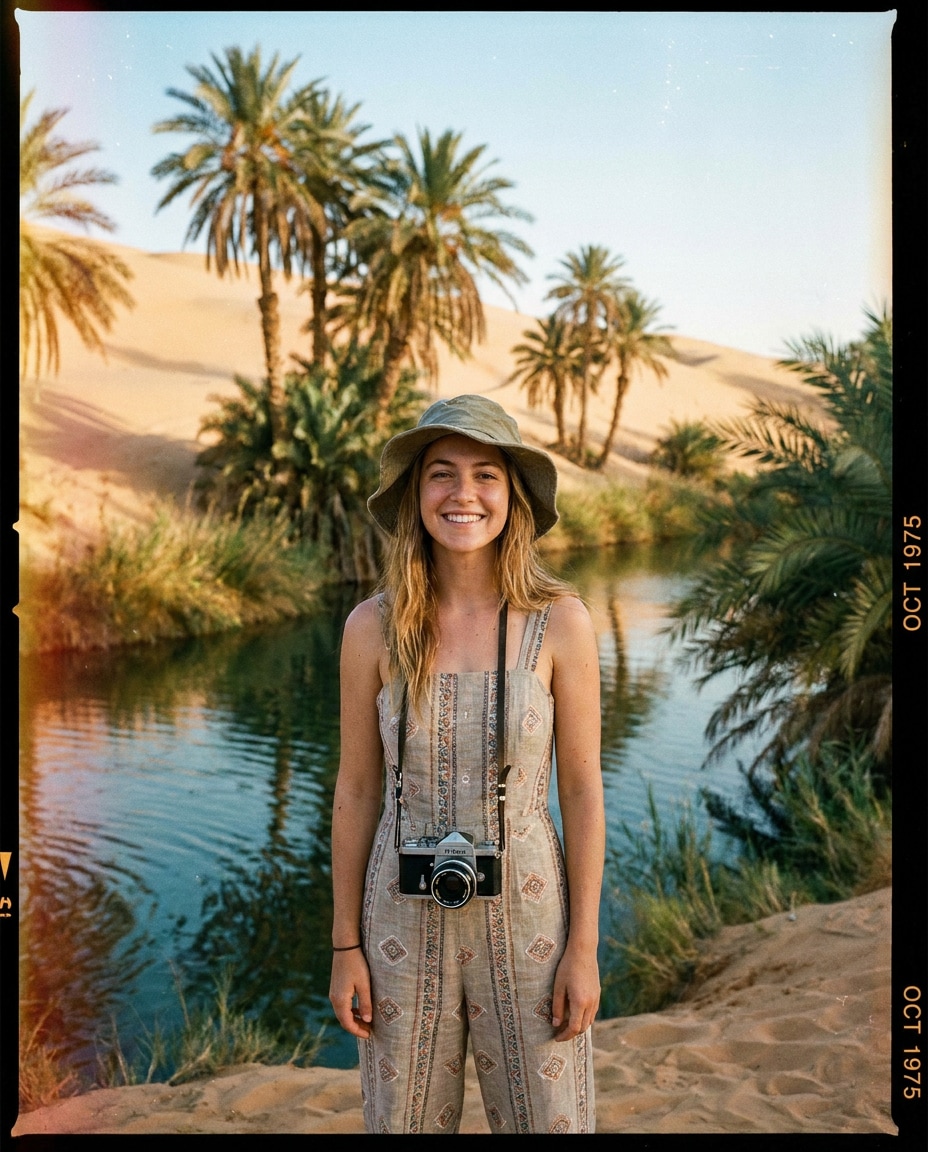vintage film traveler photo