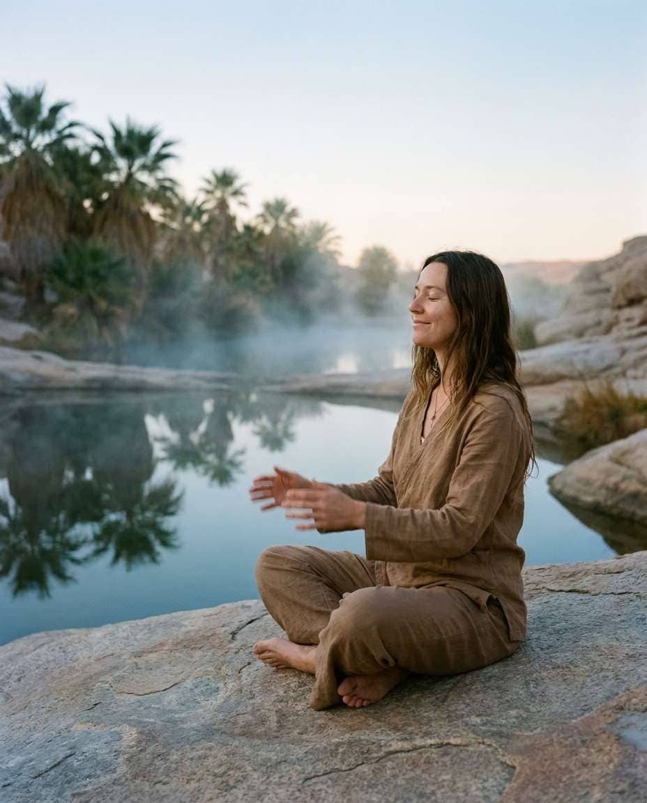 quiet meditation seat photo
