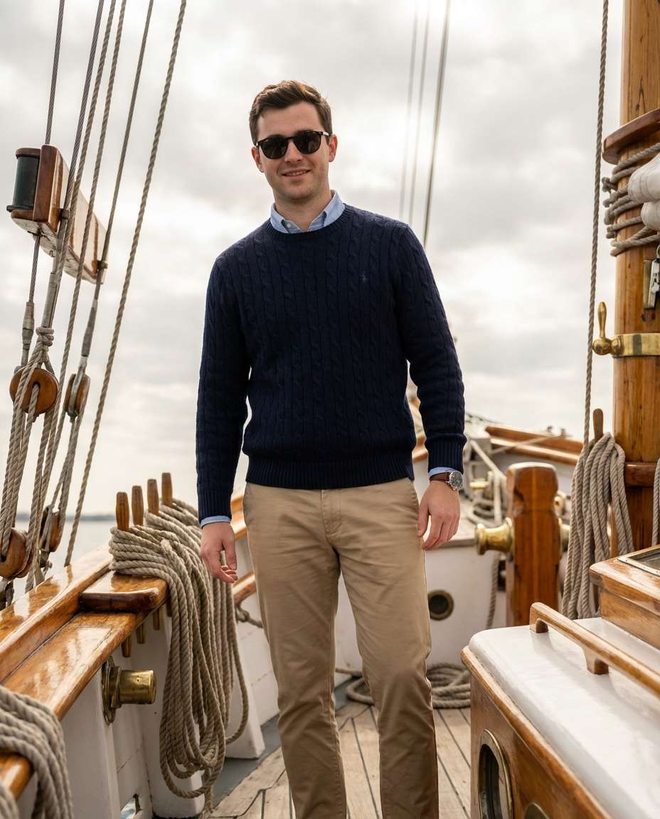 nautical knit layers photo