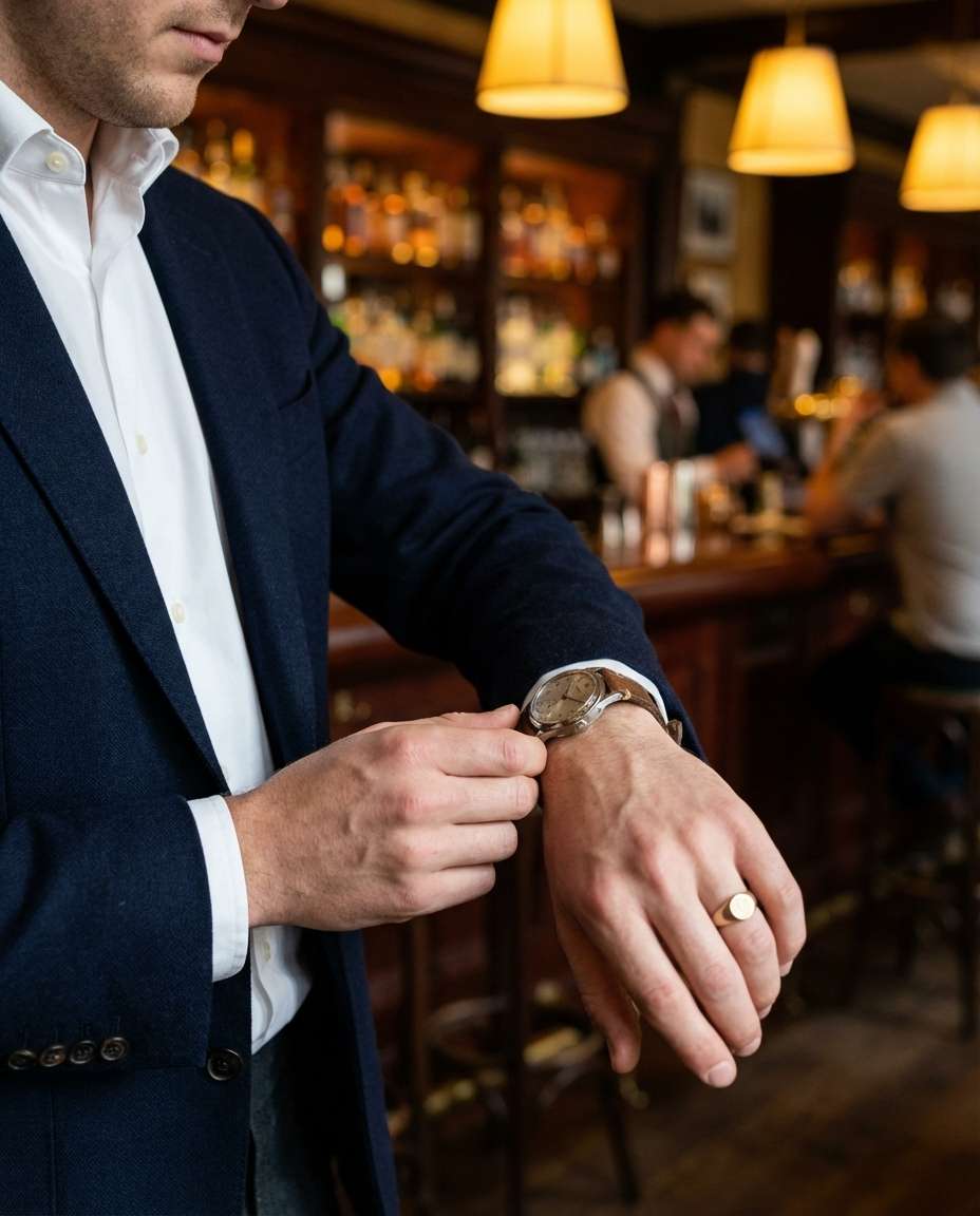 classic watch detail photo