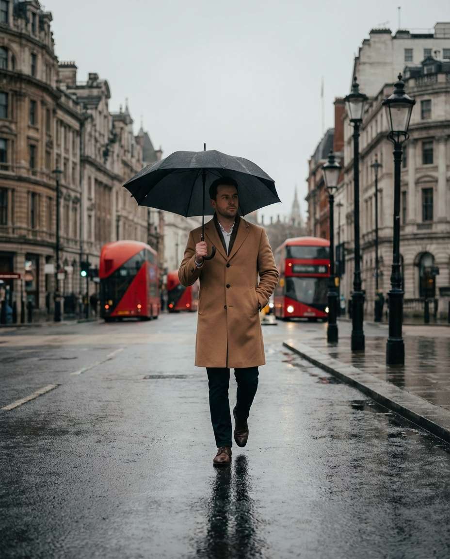 oxford street rain photo