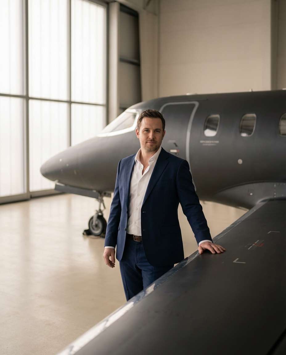 private jet hangar photo