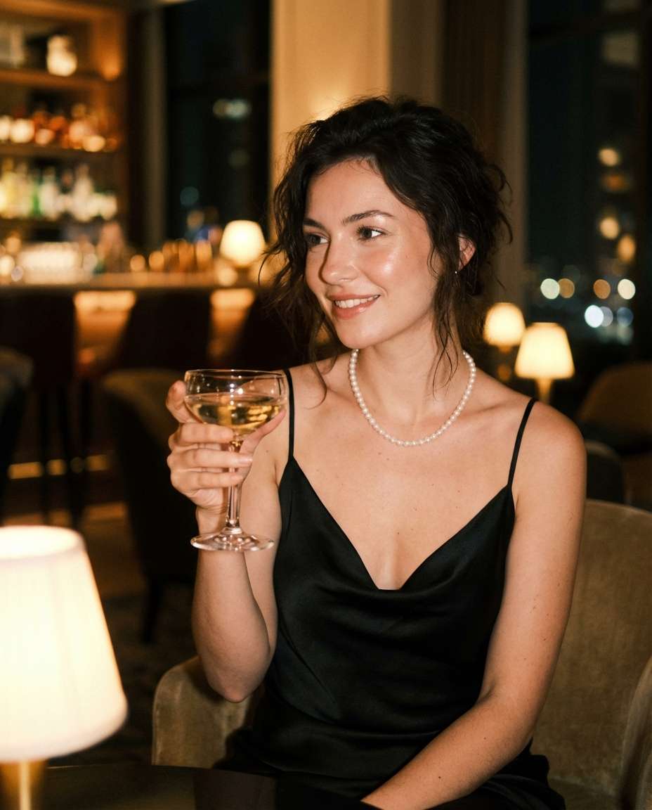 pearls and champagne photo