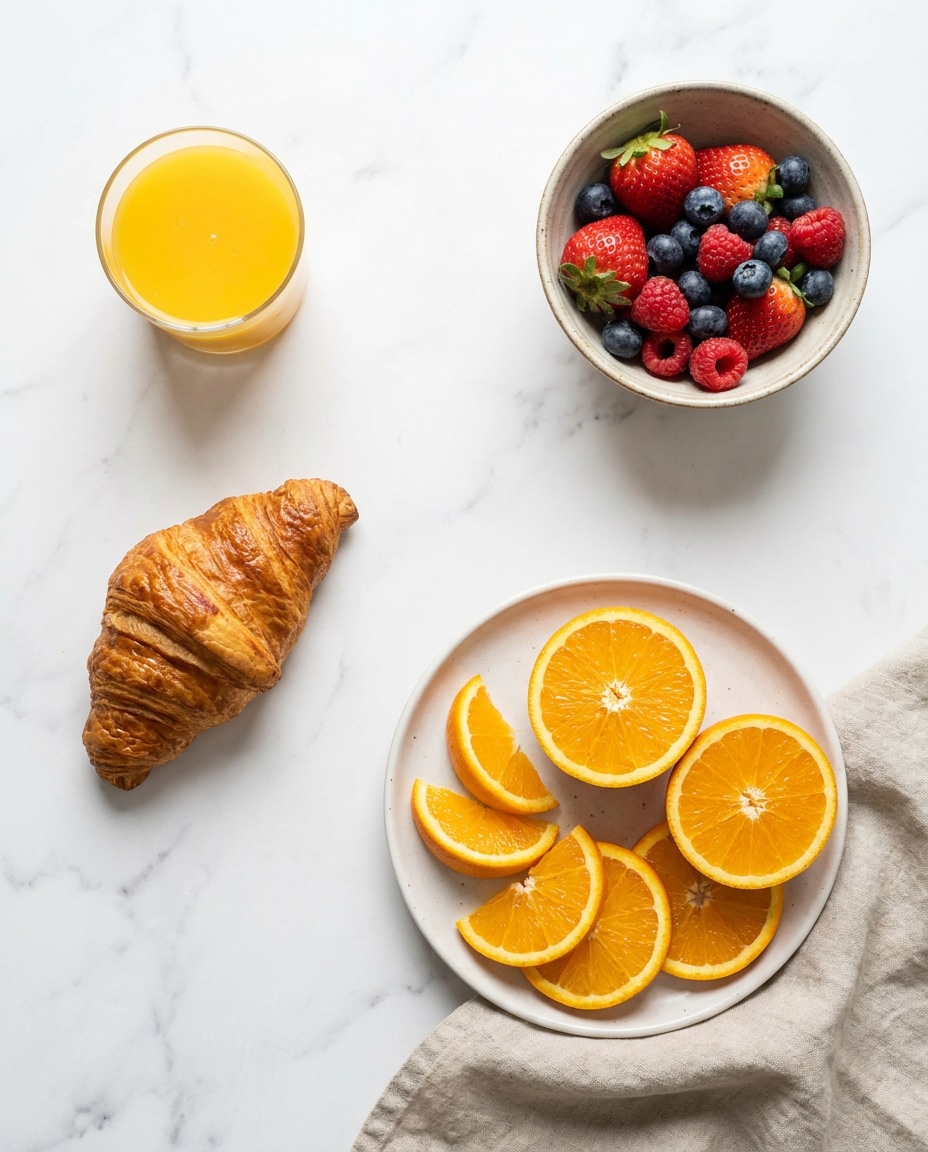 brunch flat lay photo