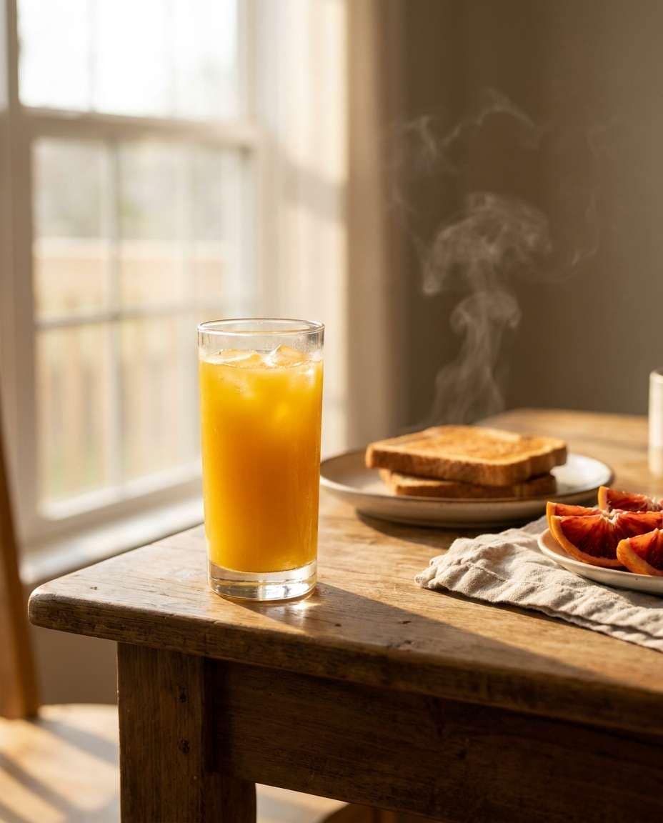 morning window glow photo