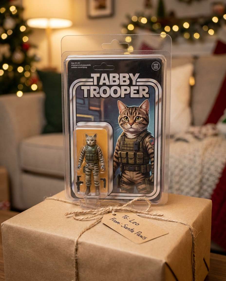 gift wrap and tag photo