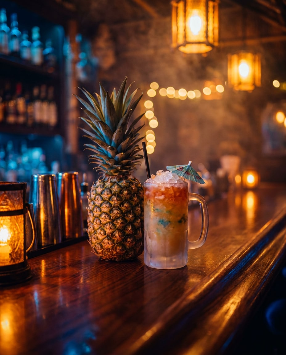 cocktail bar still life photo