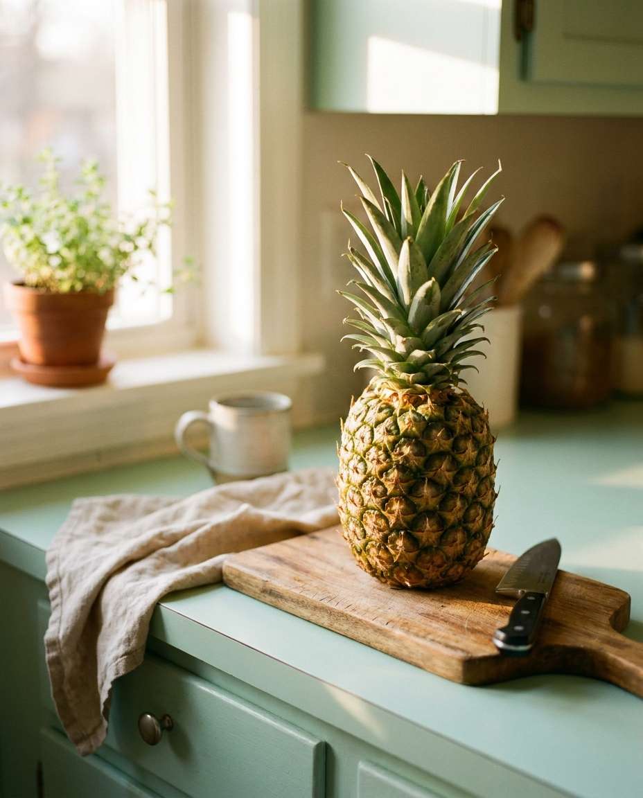pastel kitchen counter photo