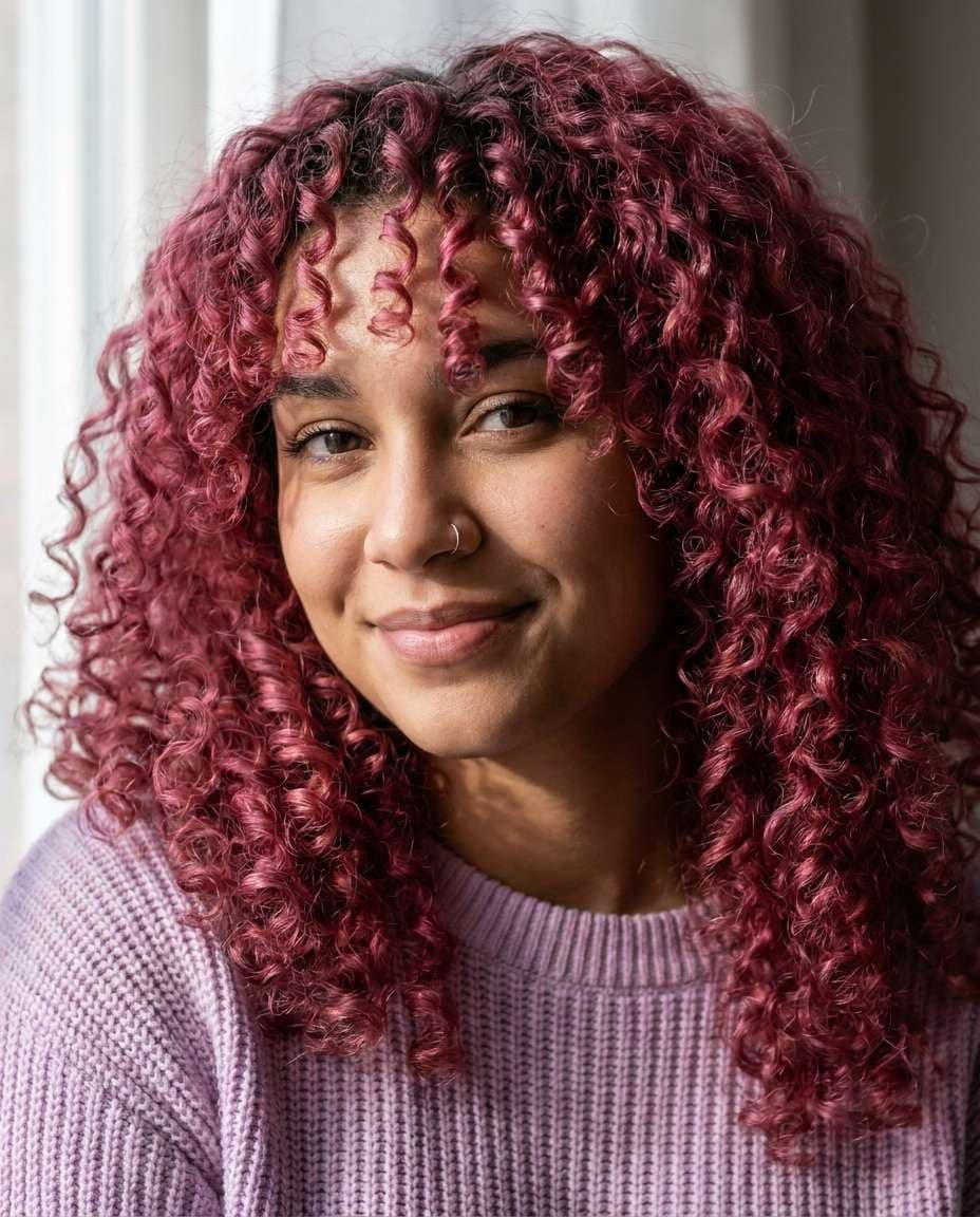 curly rose volume photo