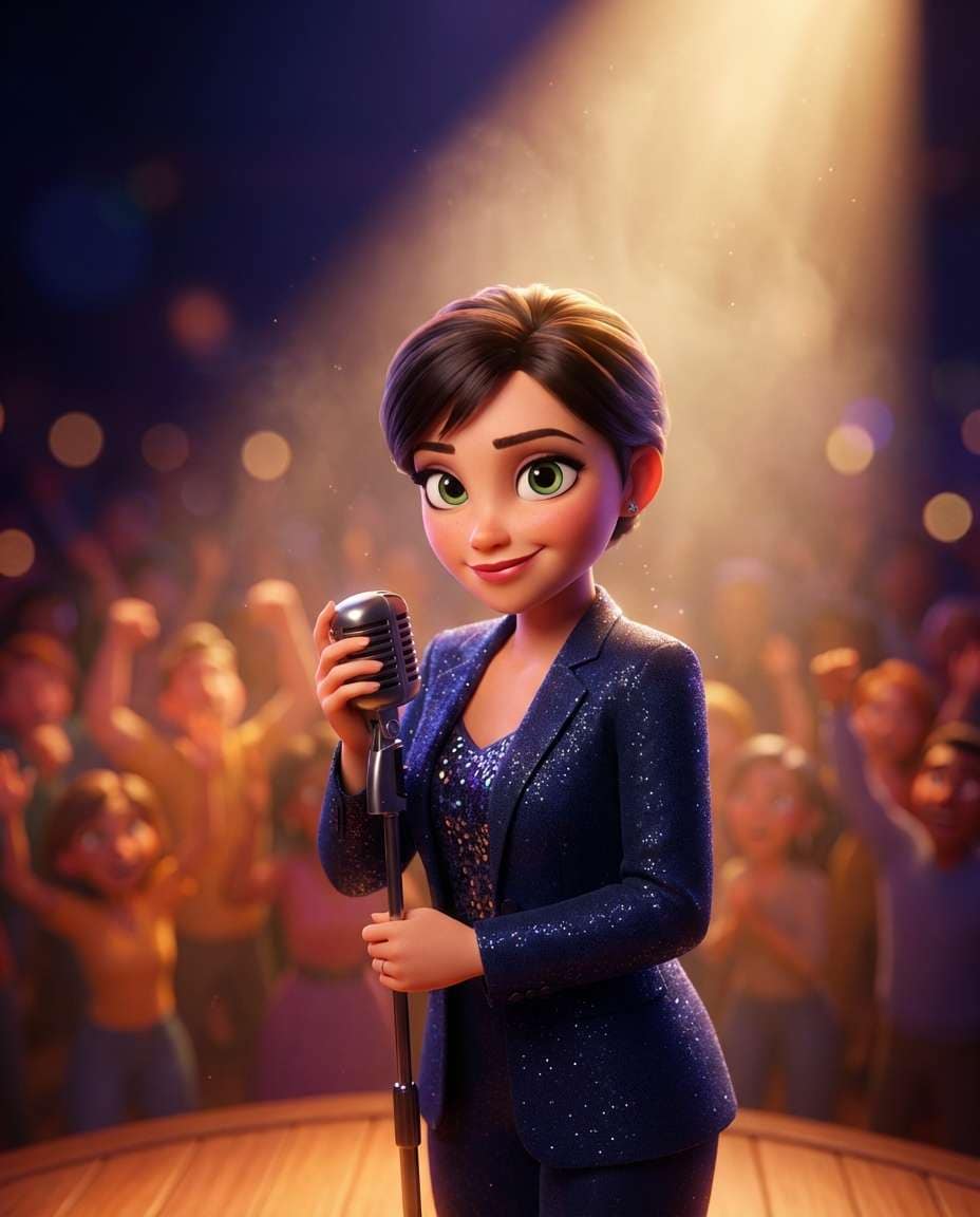 music stage spotlight photo