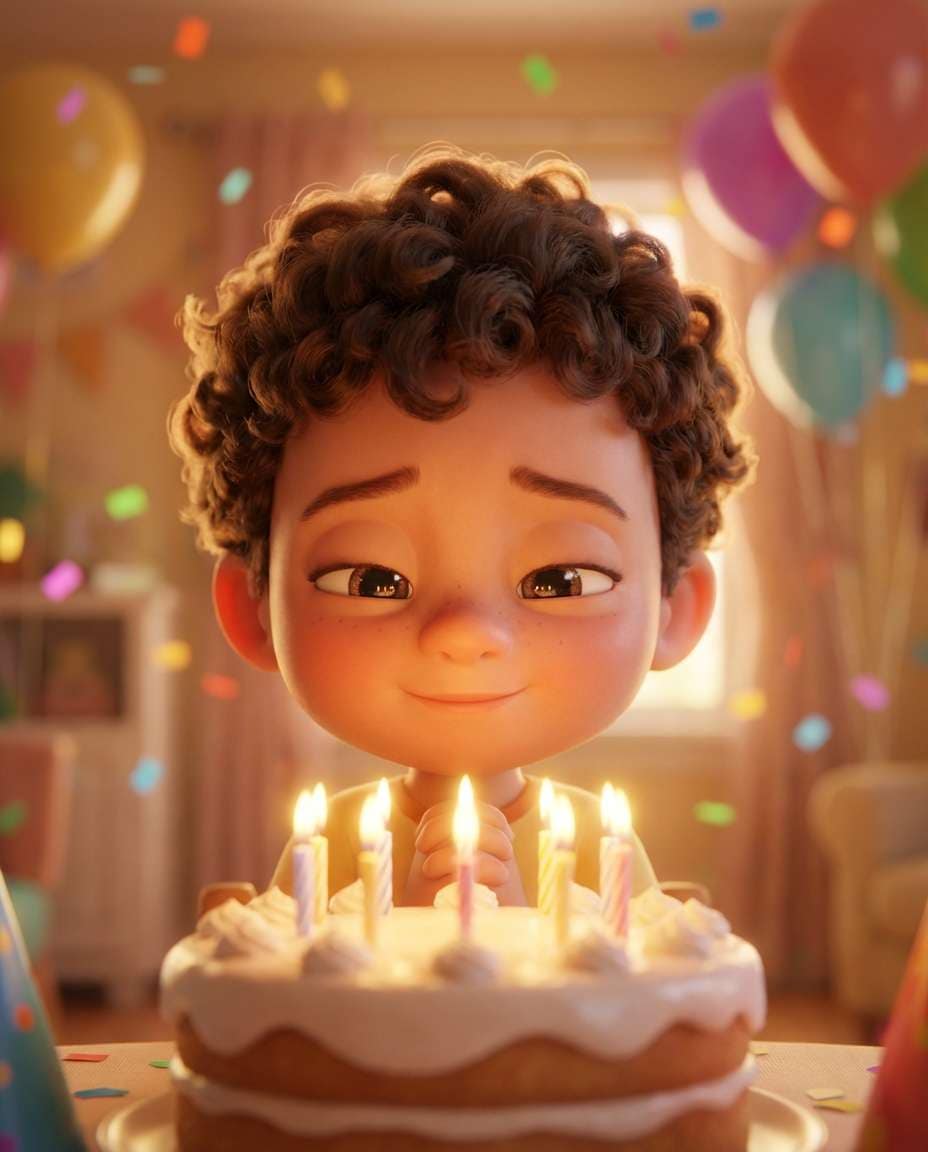 birthday candle wish photo