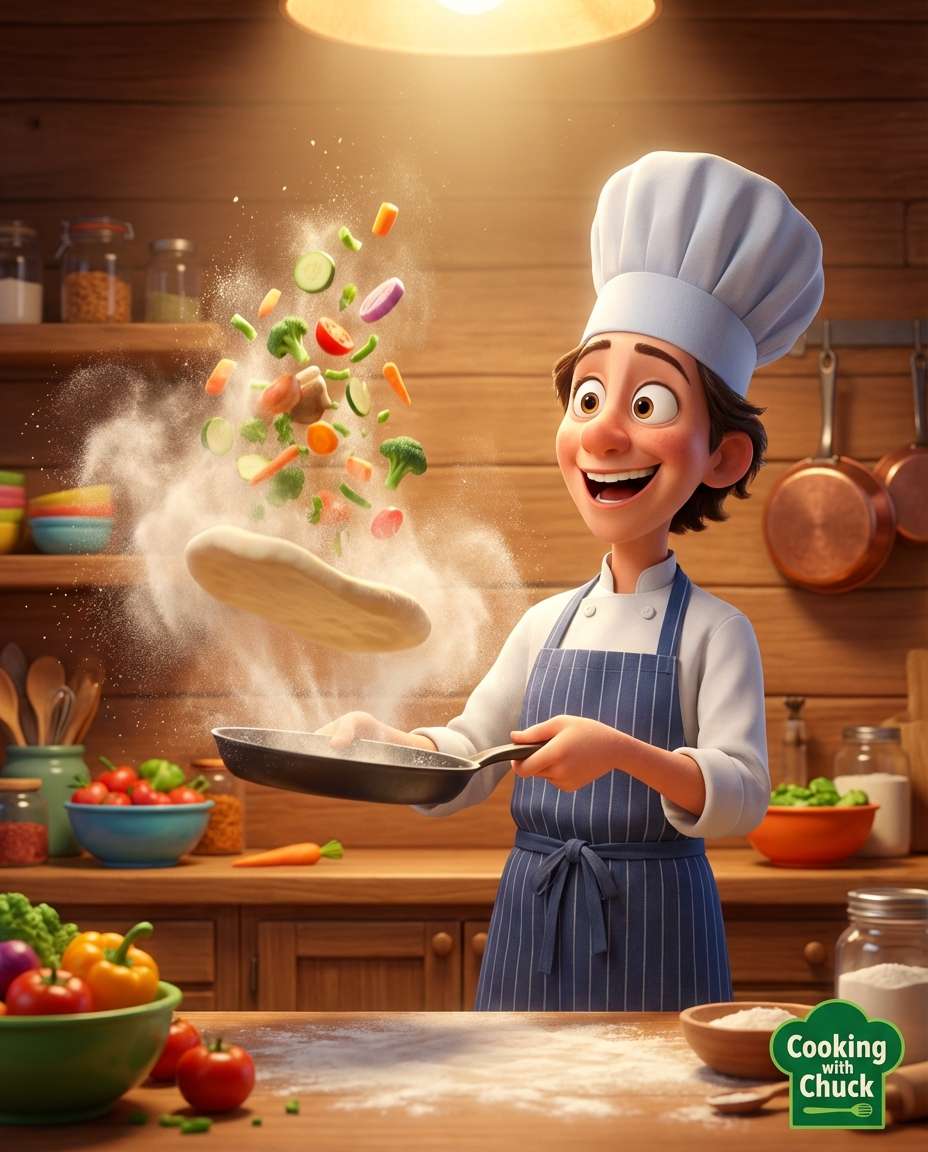 chef in action photo