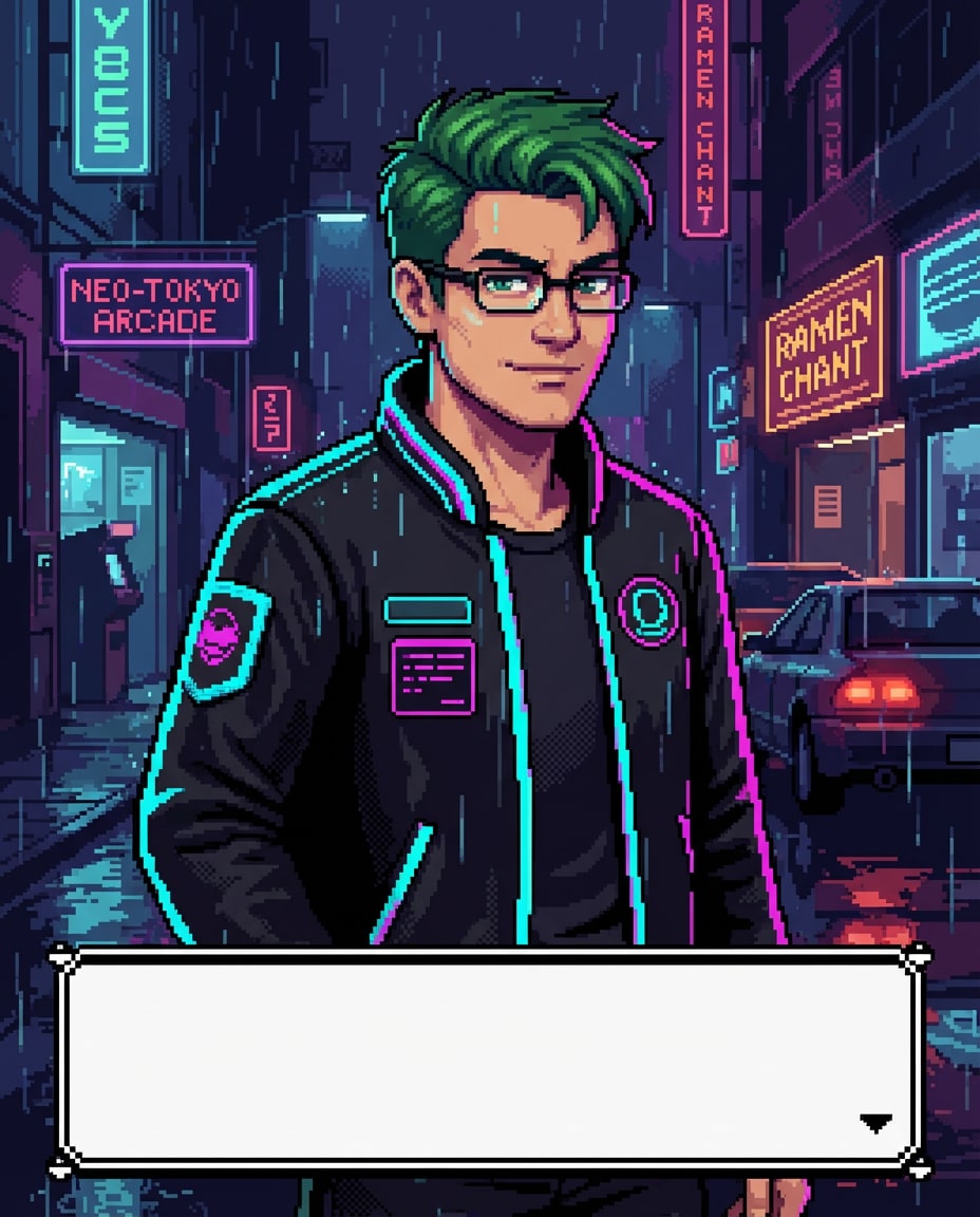 neon city sprite photo