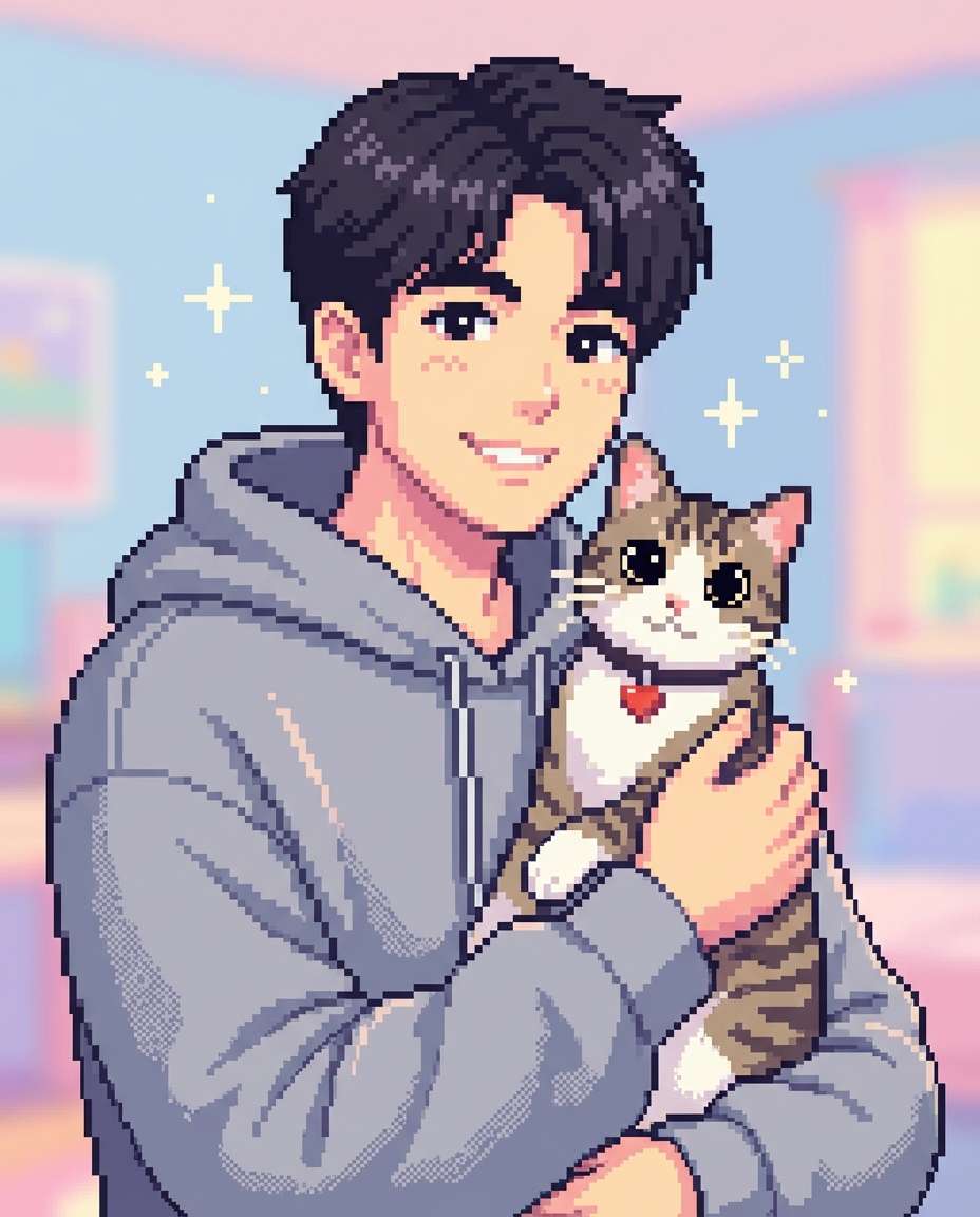 kawaii cat buddy photo