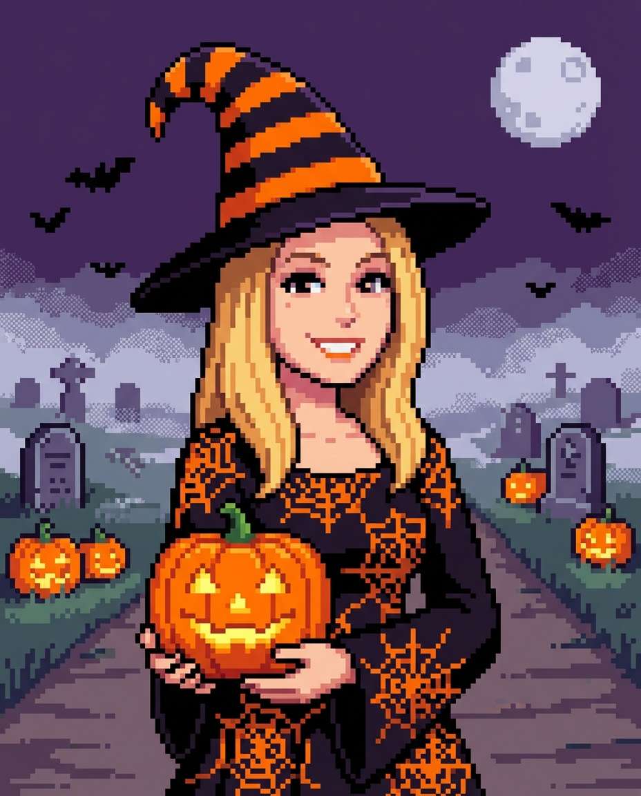 halloween pumpkin glow photo