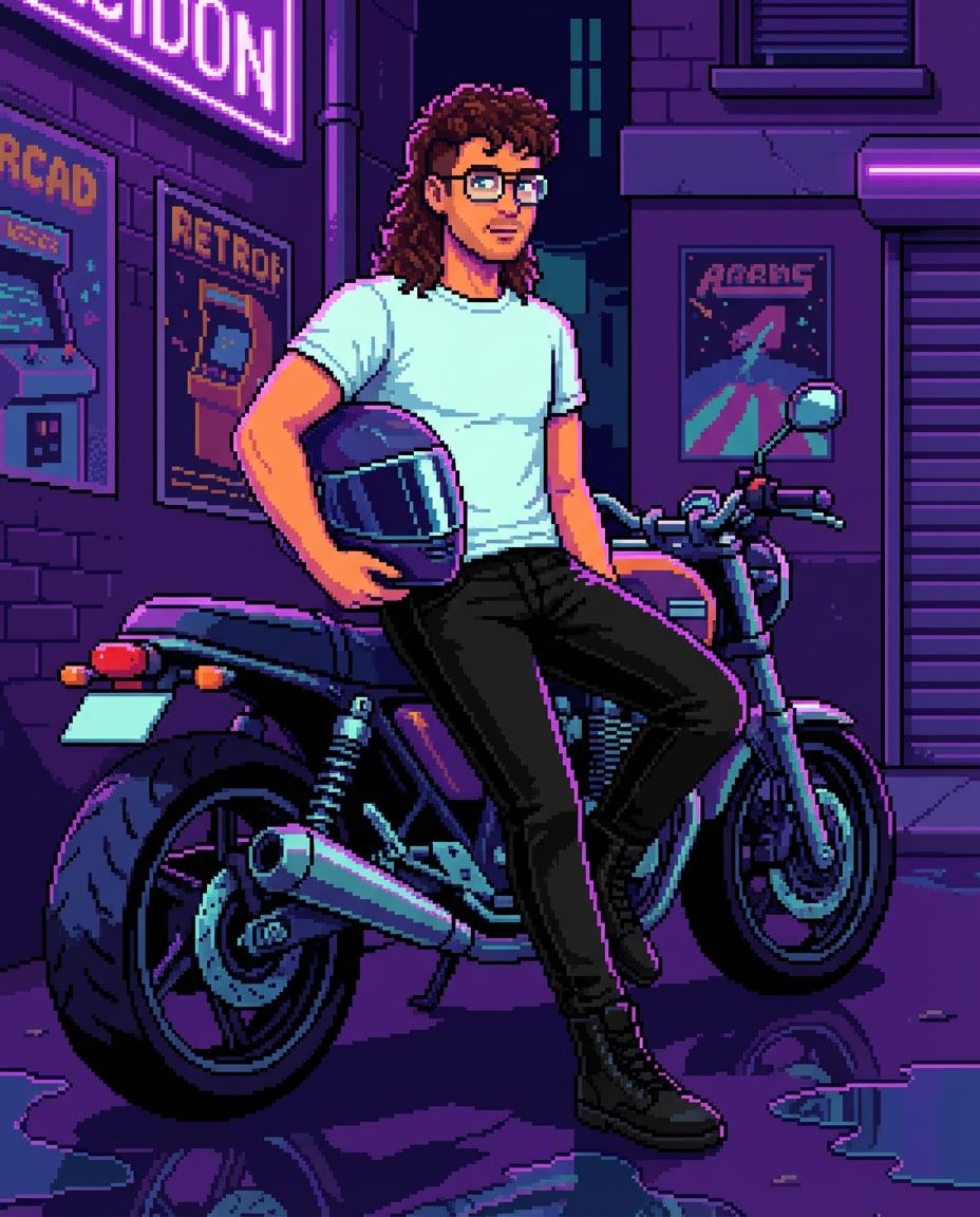 street biker vibe photo