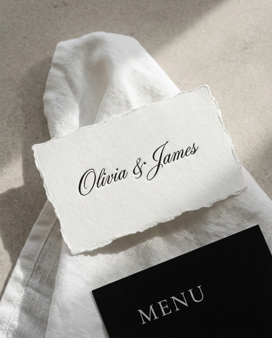 minimal black tie photo