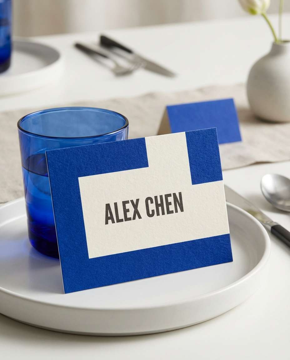 bold color block photo