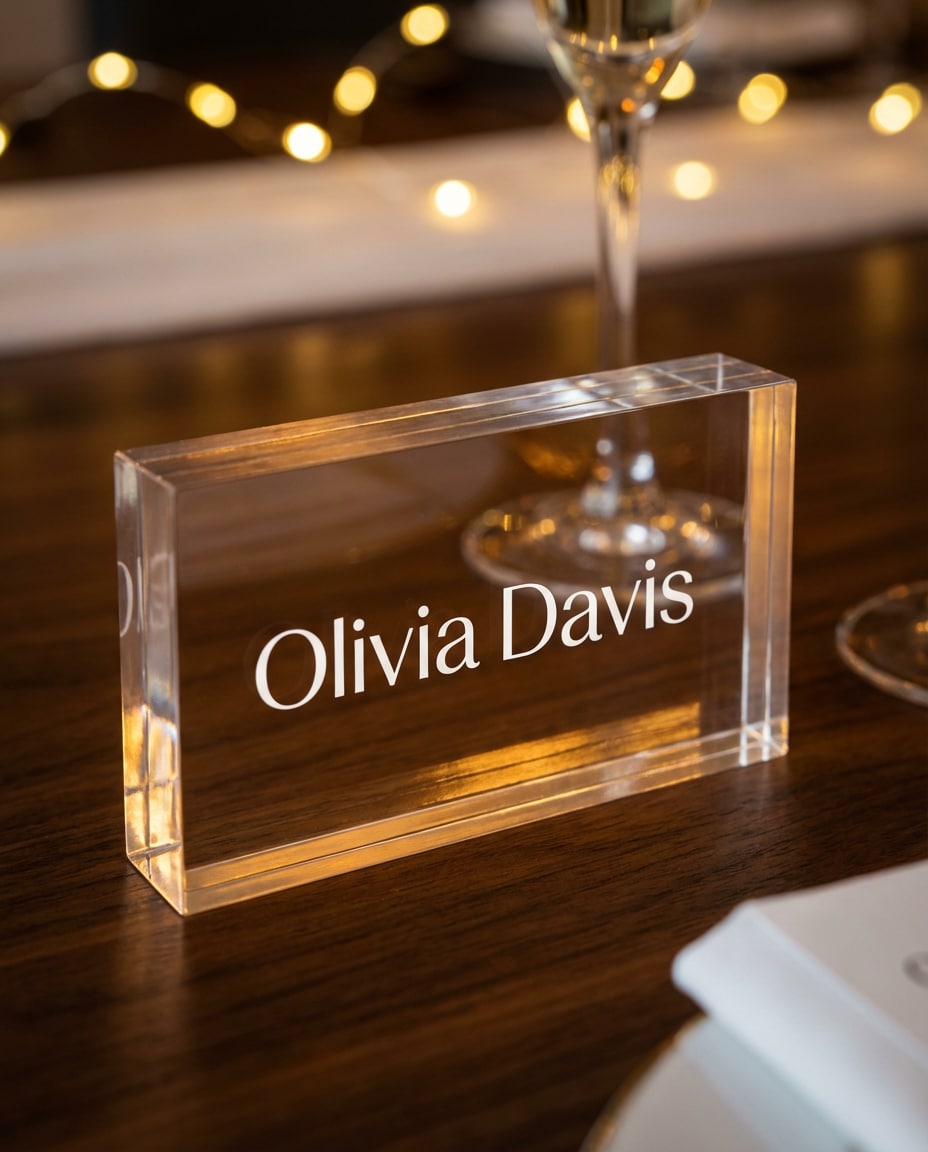 modern acrylic clear photo