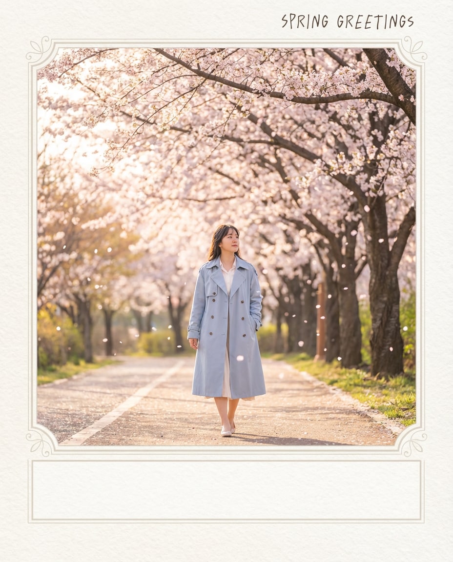 cherry blossom walk photo