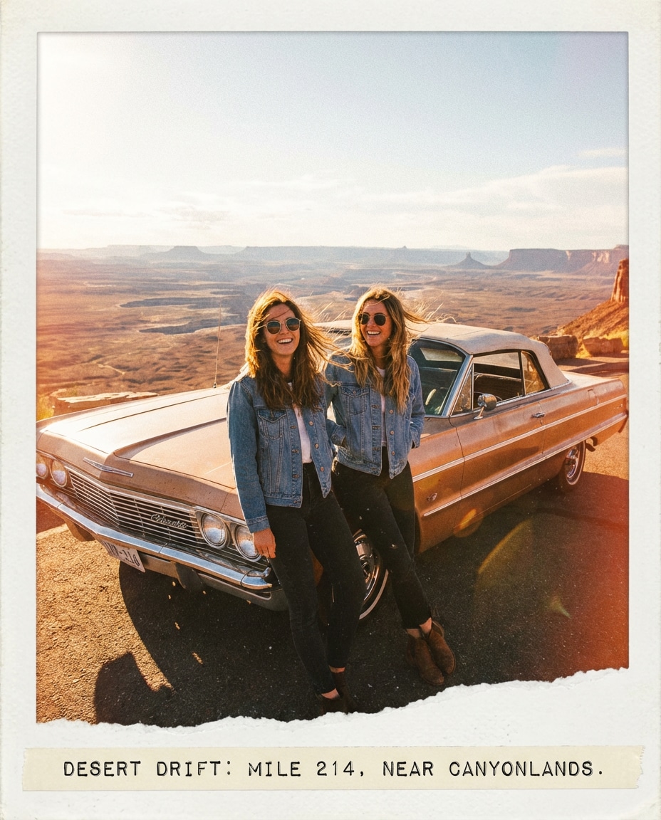 desert road trip photo