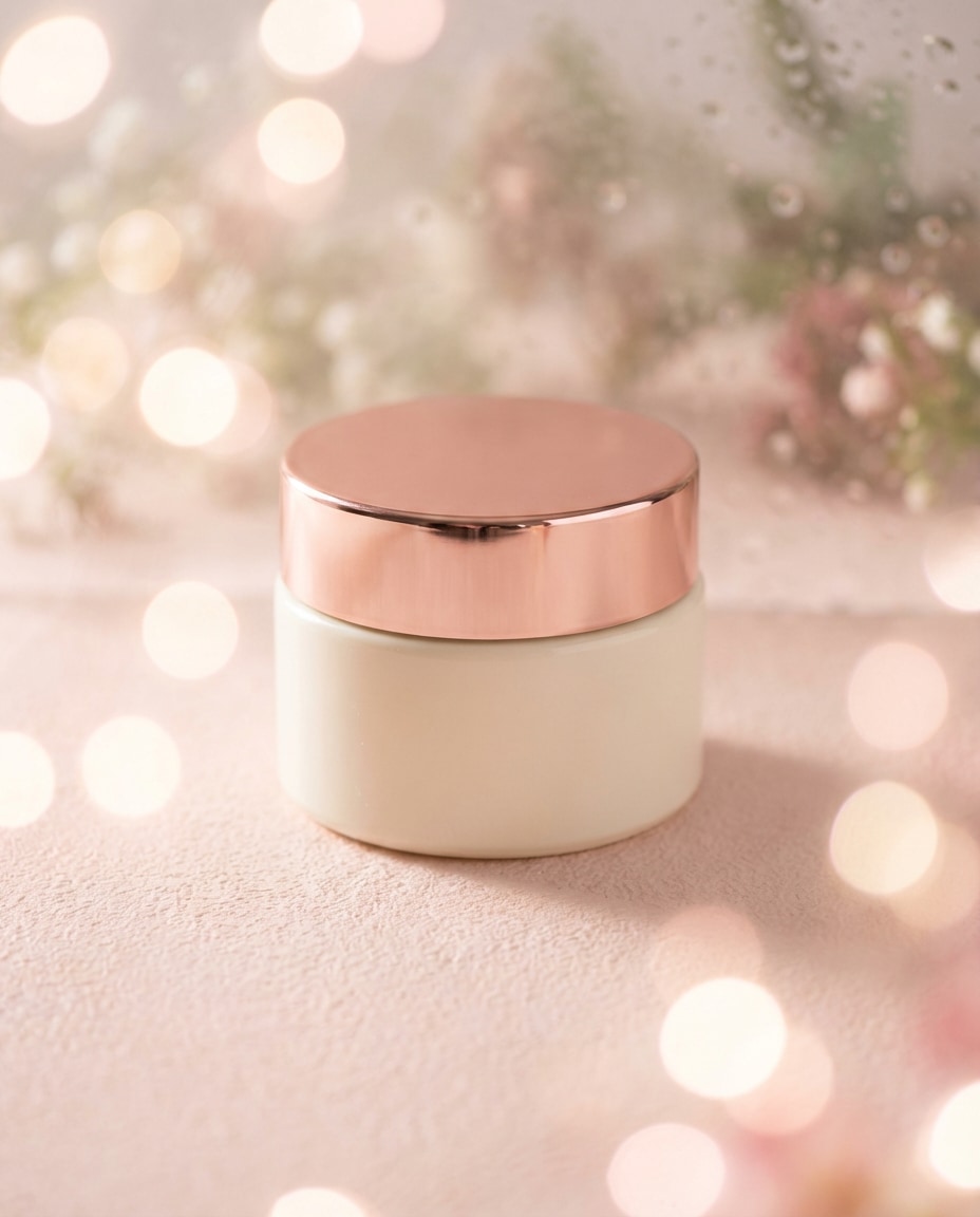 skincare dewy bokeh photo
