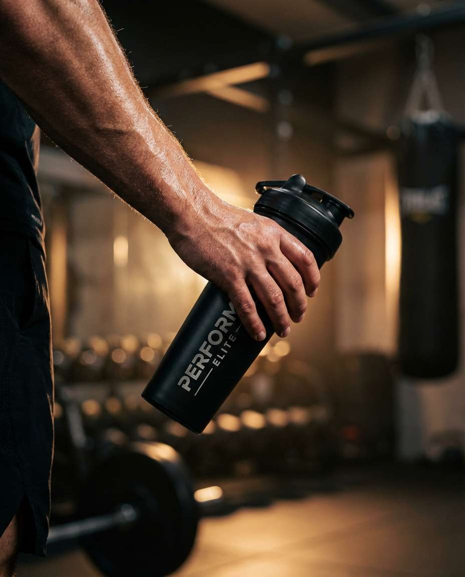 gym bottle in use photo