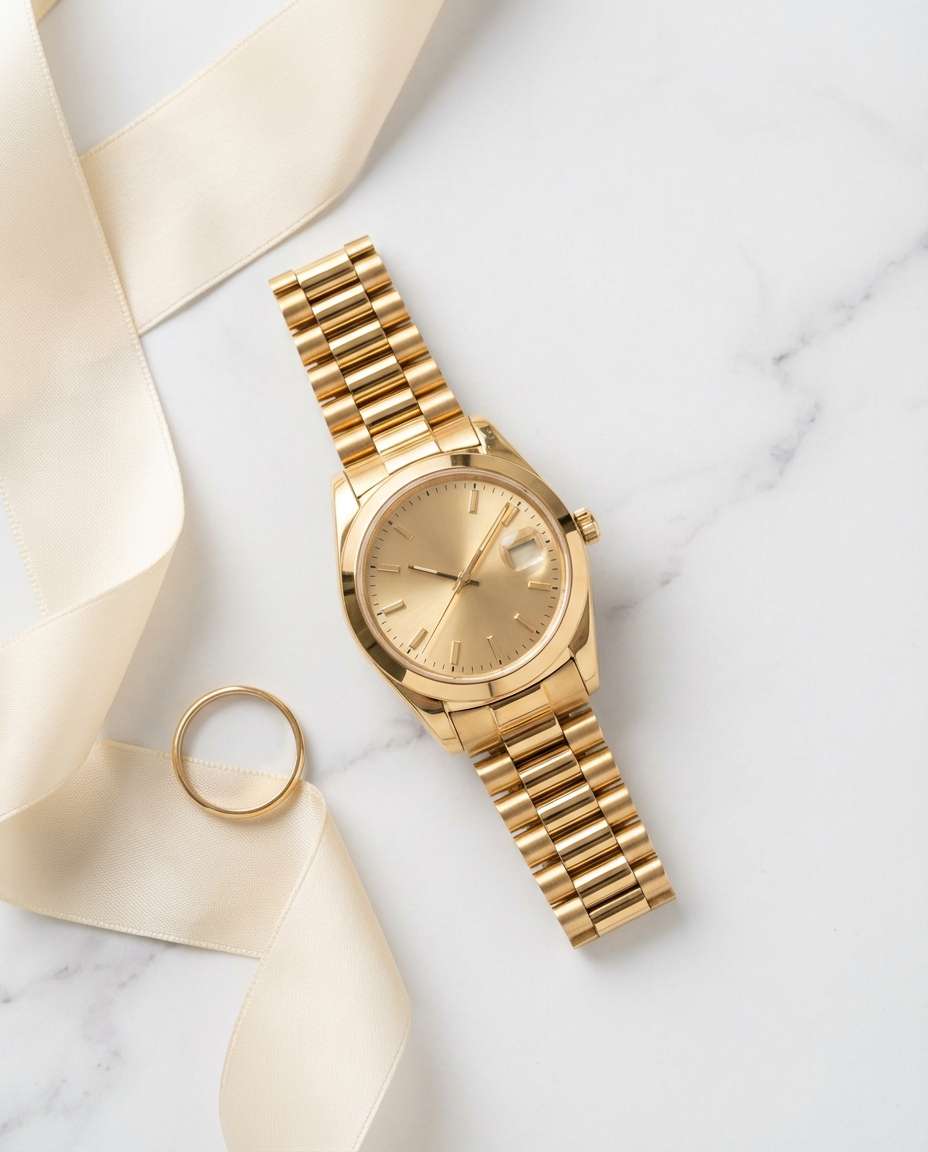 marble luxury flat lay photo