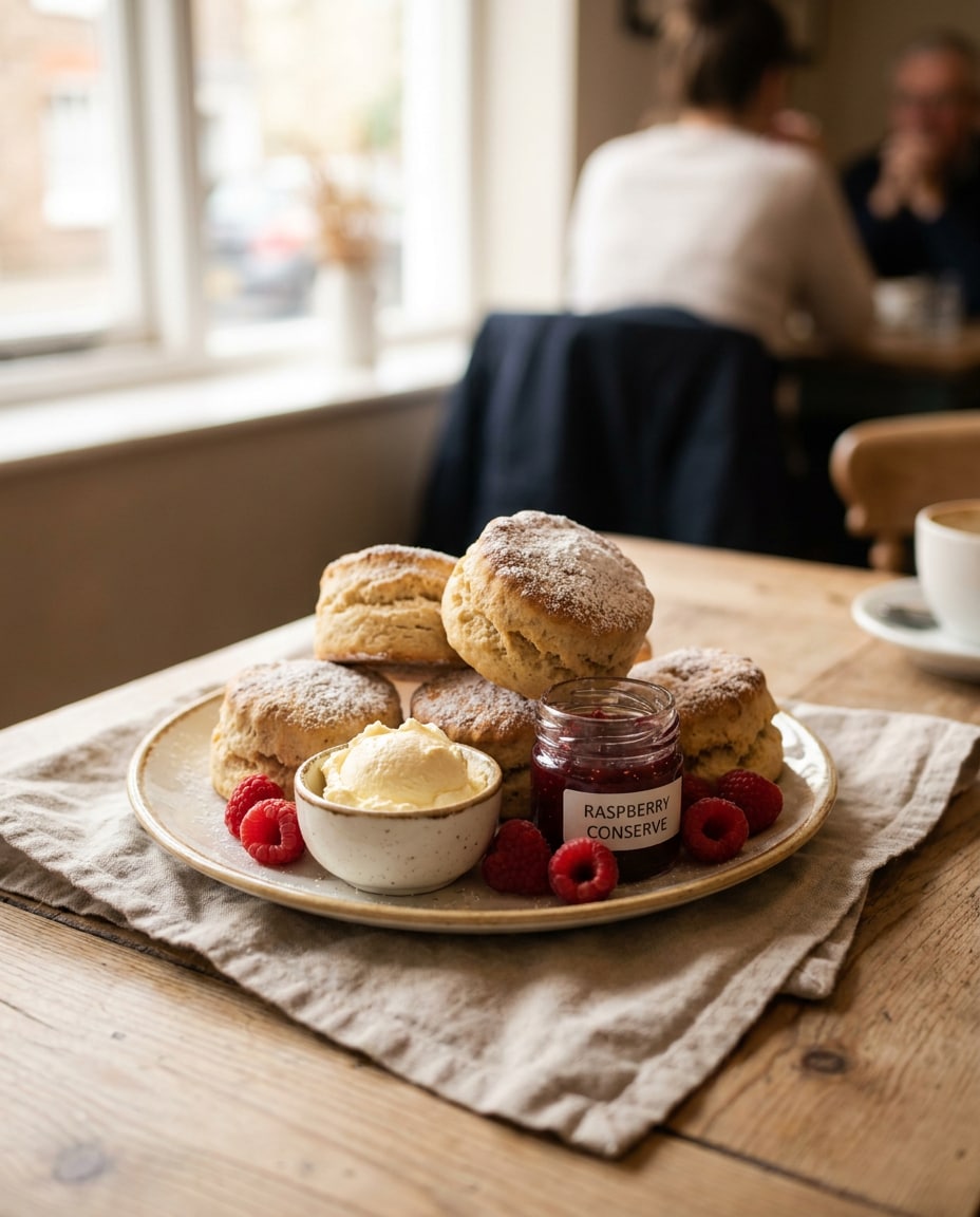 scone and berry plate photo
