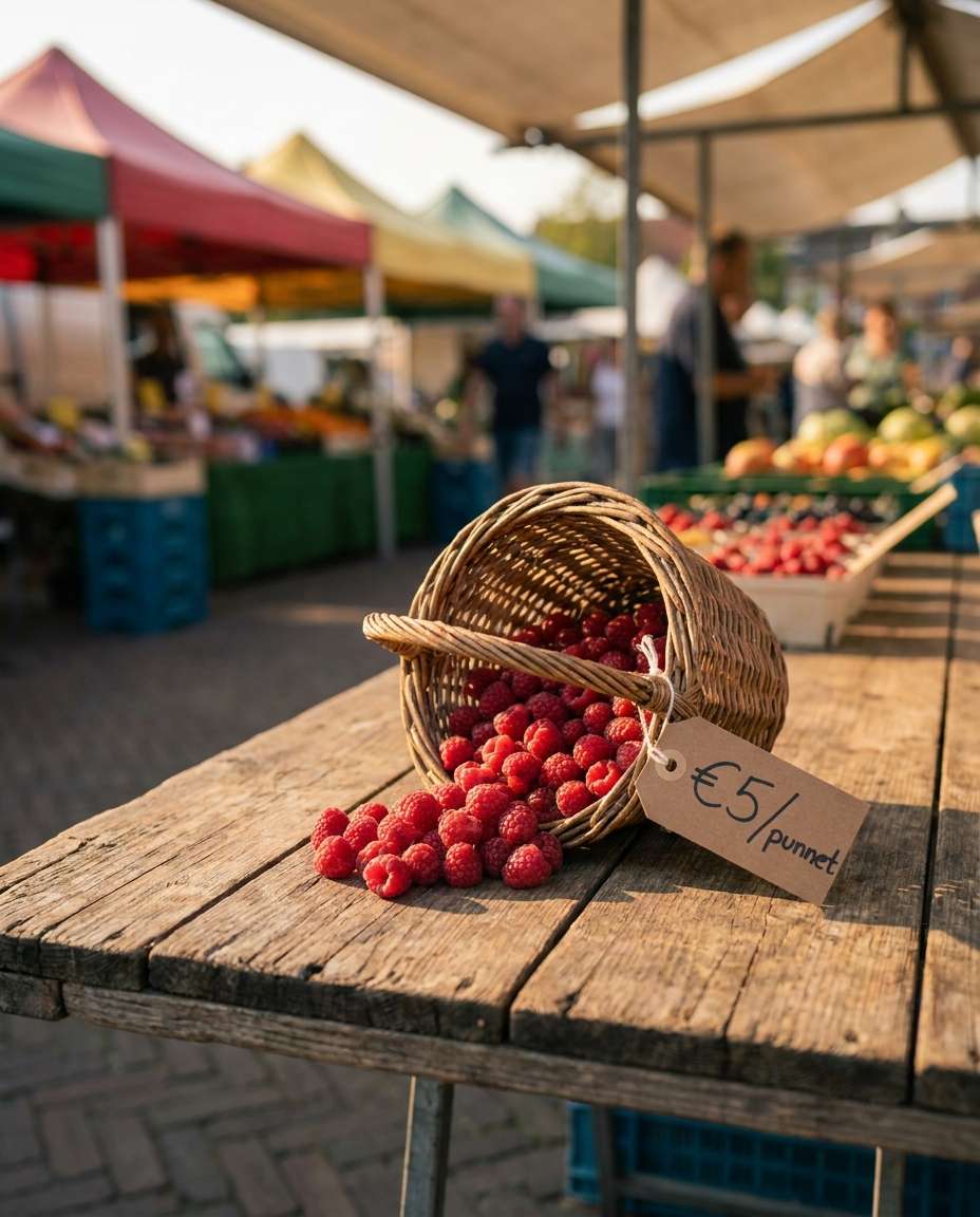 farmers market basket photo
