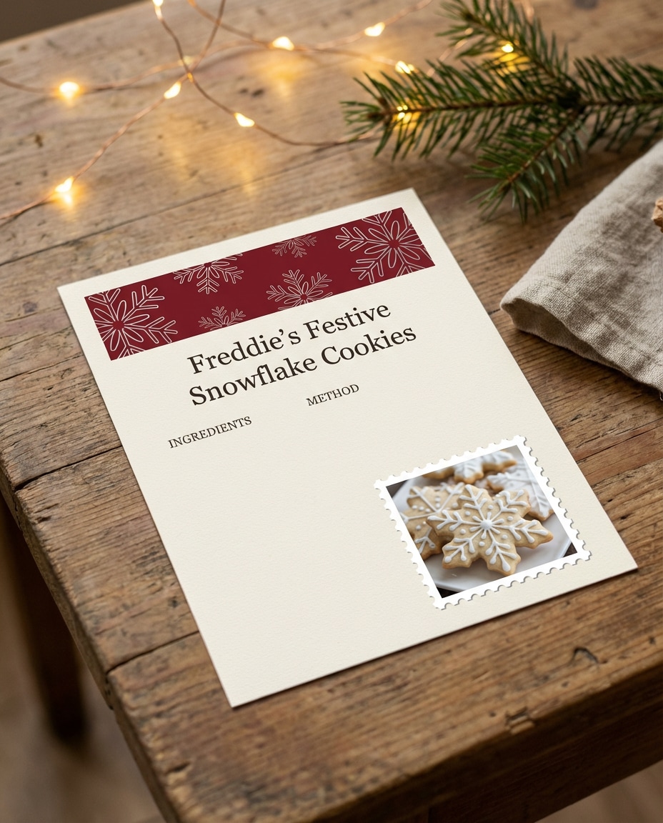 holiday cookie photo