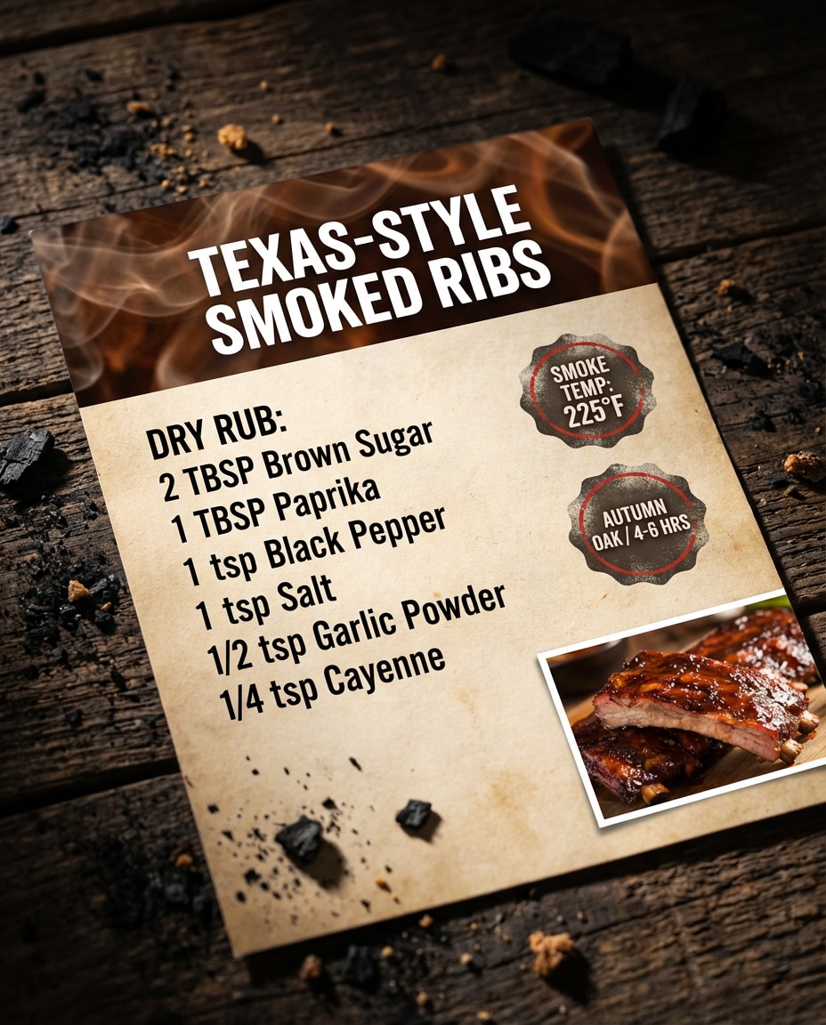 smoky bbq poster photo