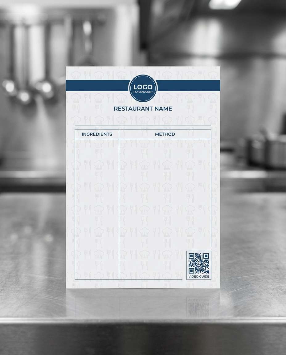restaurant branded qr photo