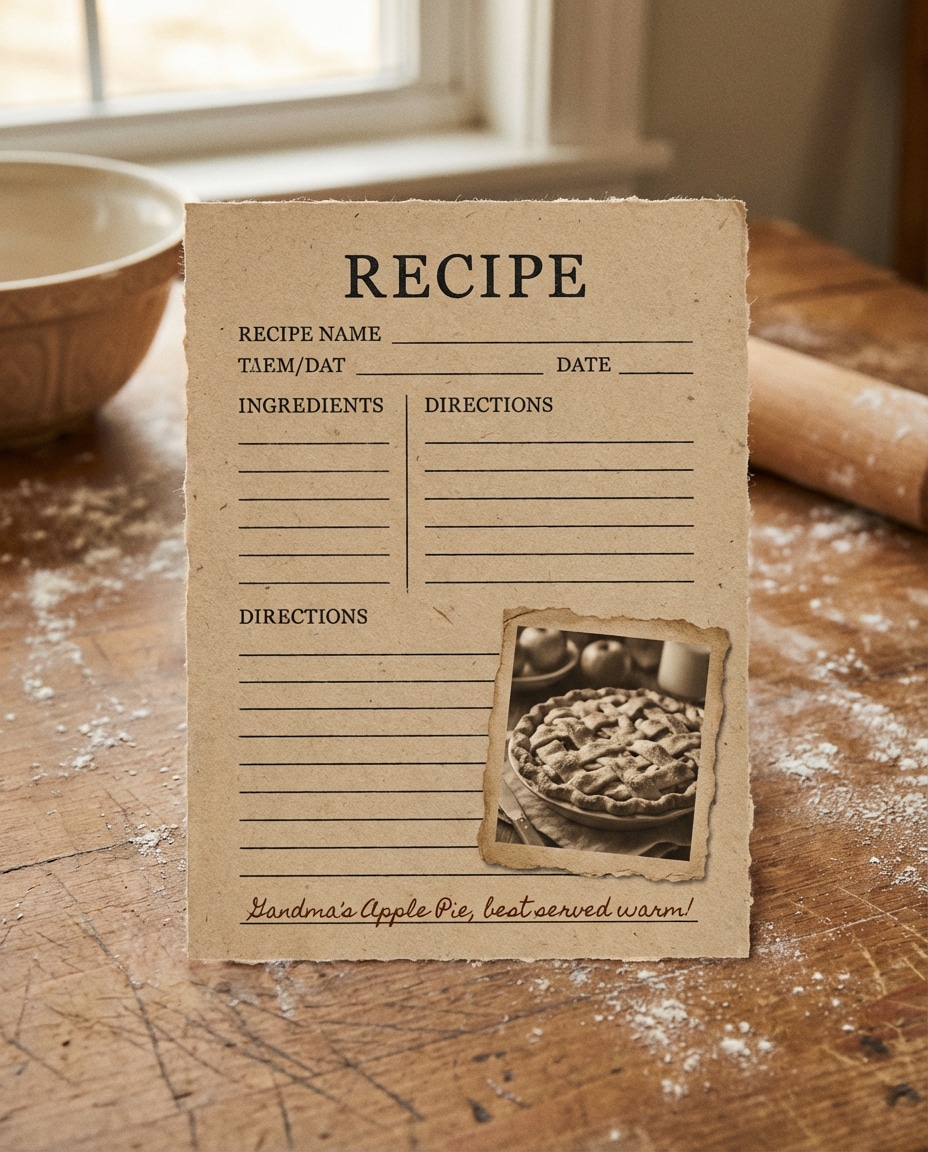 vintage farmhouse kraft photo