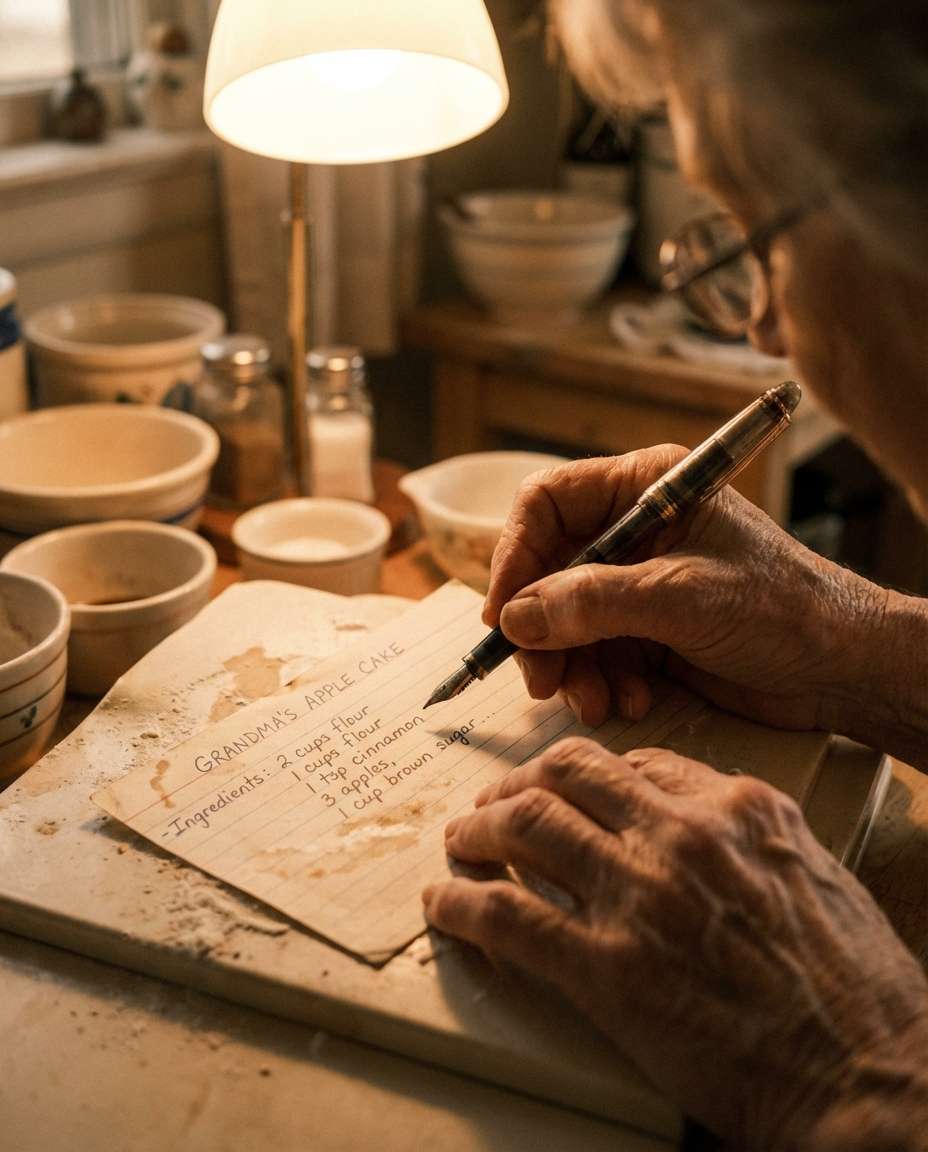 grandma handwritten classic photo