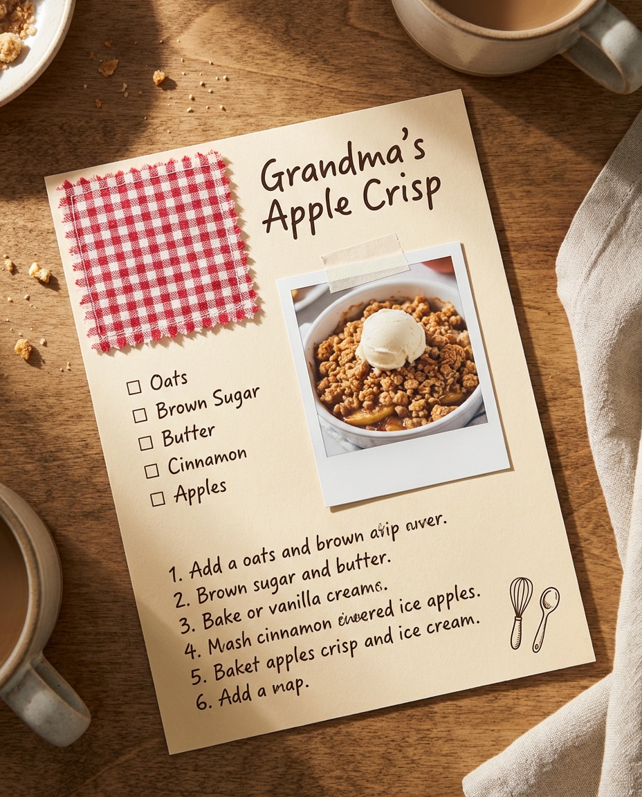 gingham cozy script photo