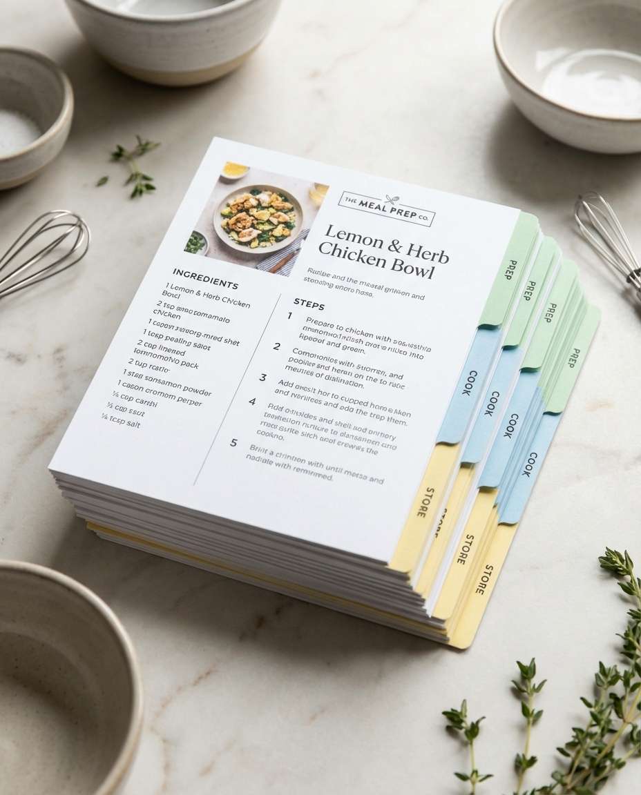 weekly meal prep set photo