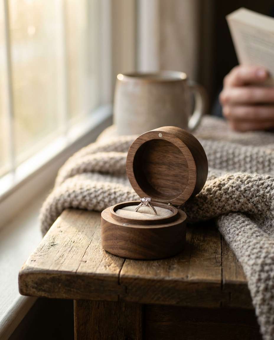wooden box photo