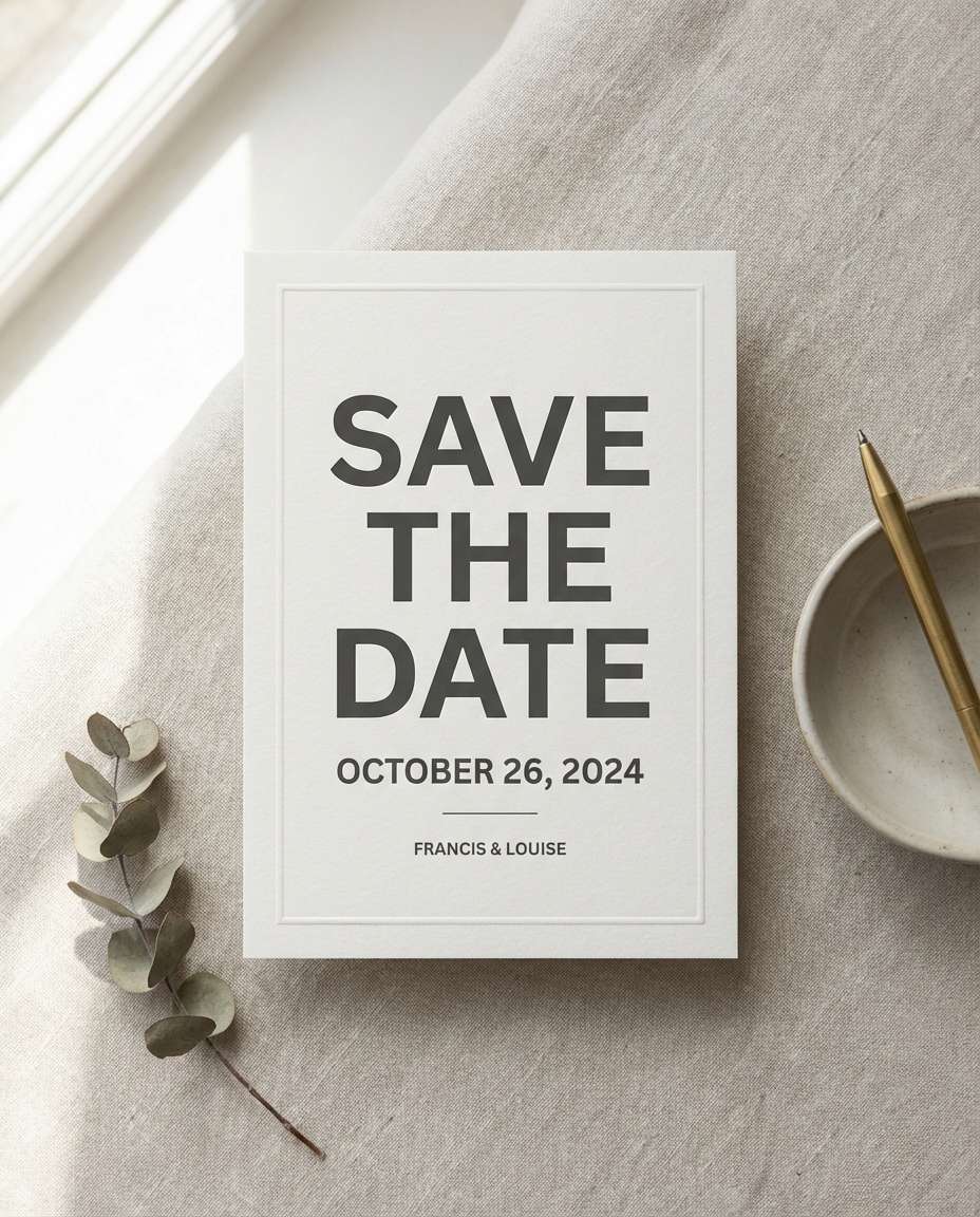 modern minimal typography photo