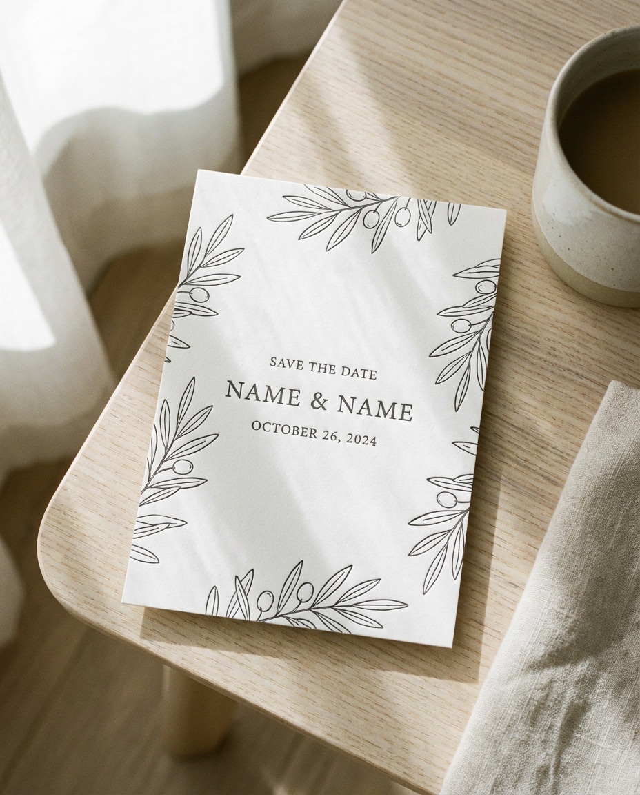 botanical line art photo