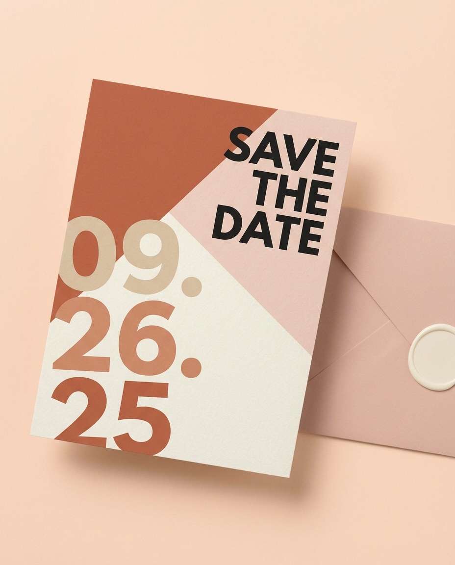 bold color block photo