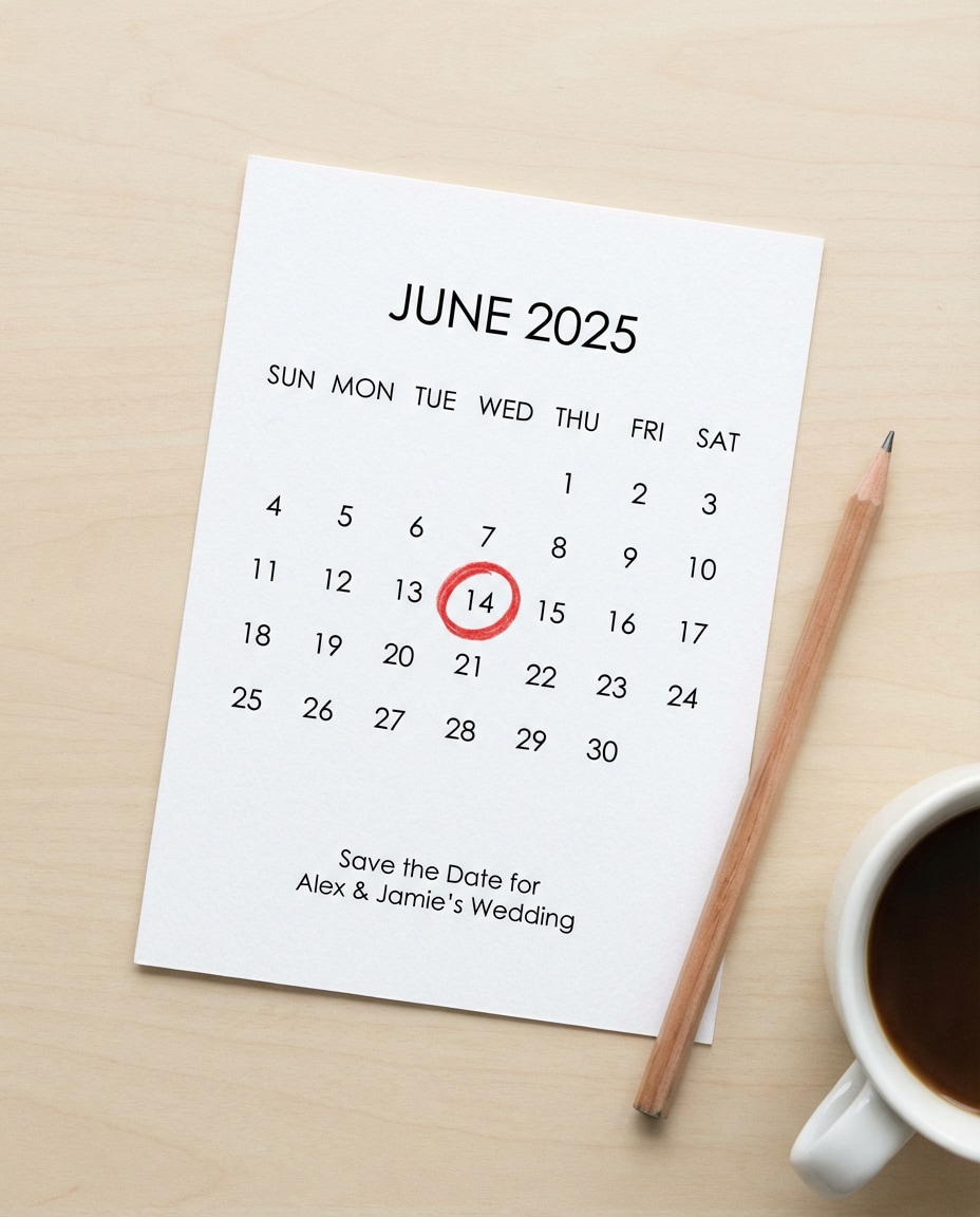 calendar highlight style photo