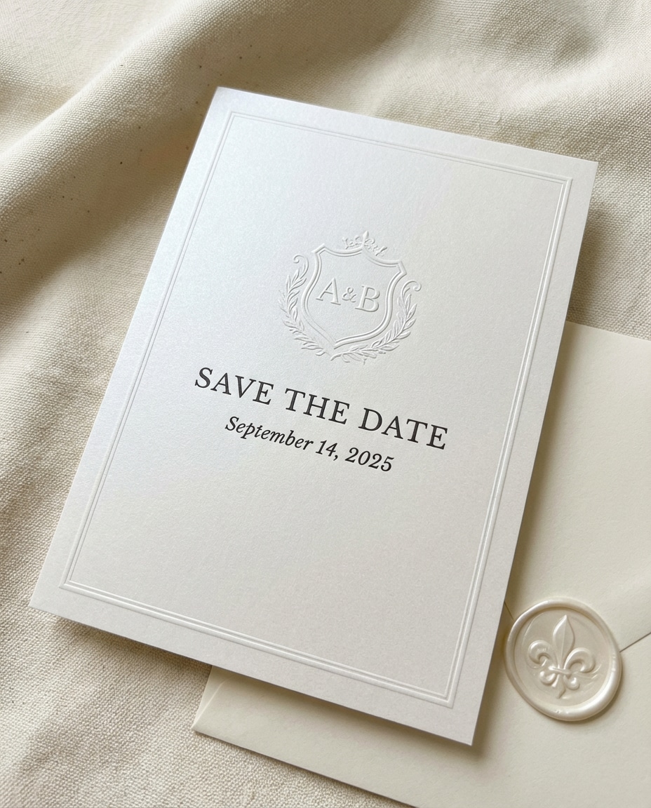 monogram crest classic photo