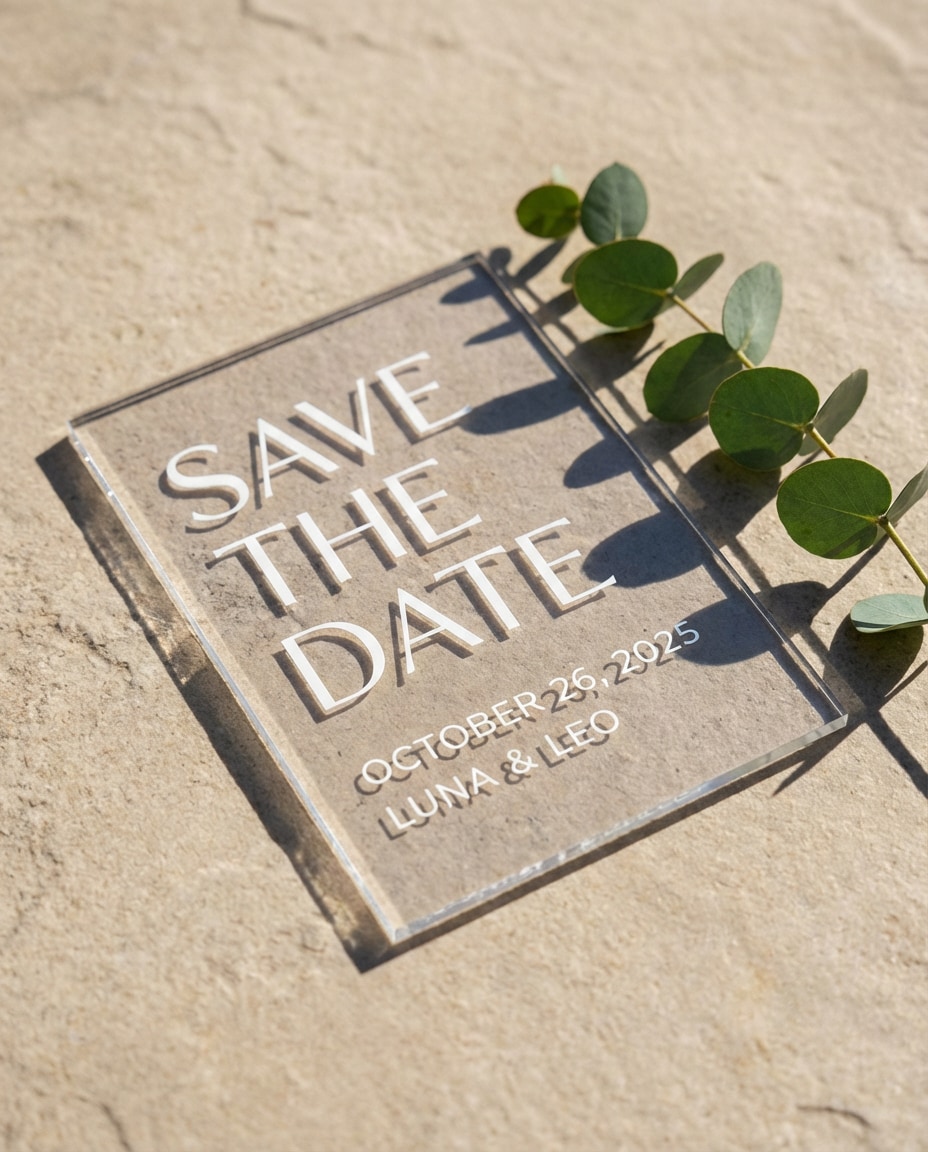 acrylic mockup photo