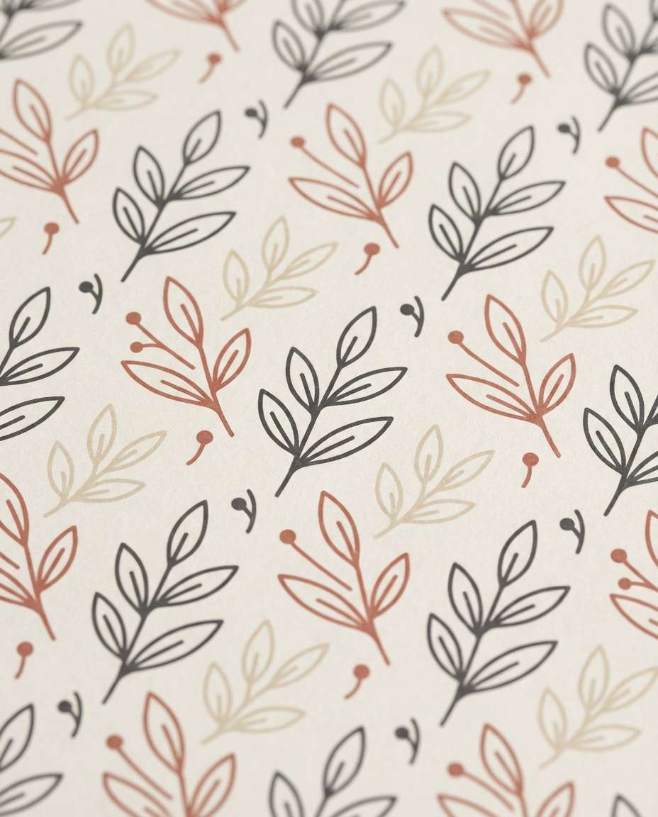 scandi leaf linework photo