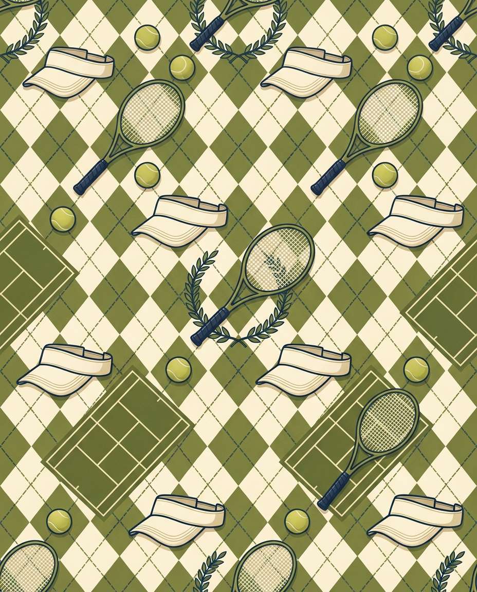 tennis club motifs photo